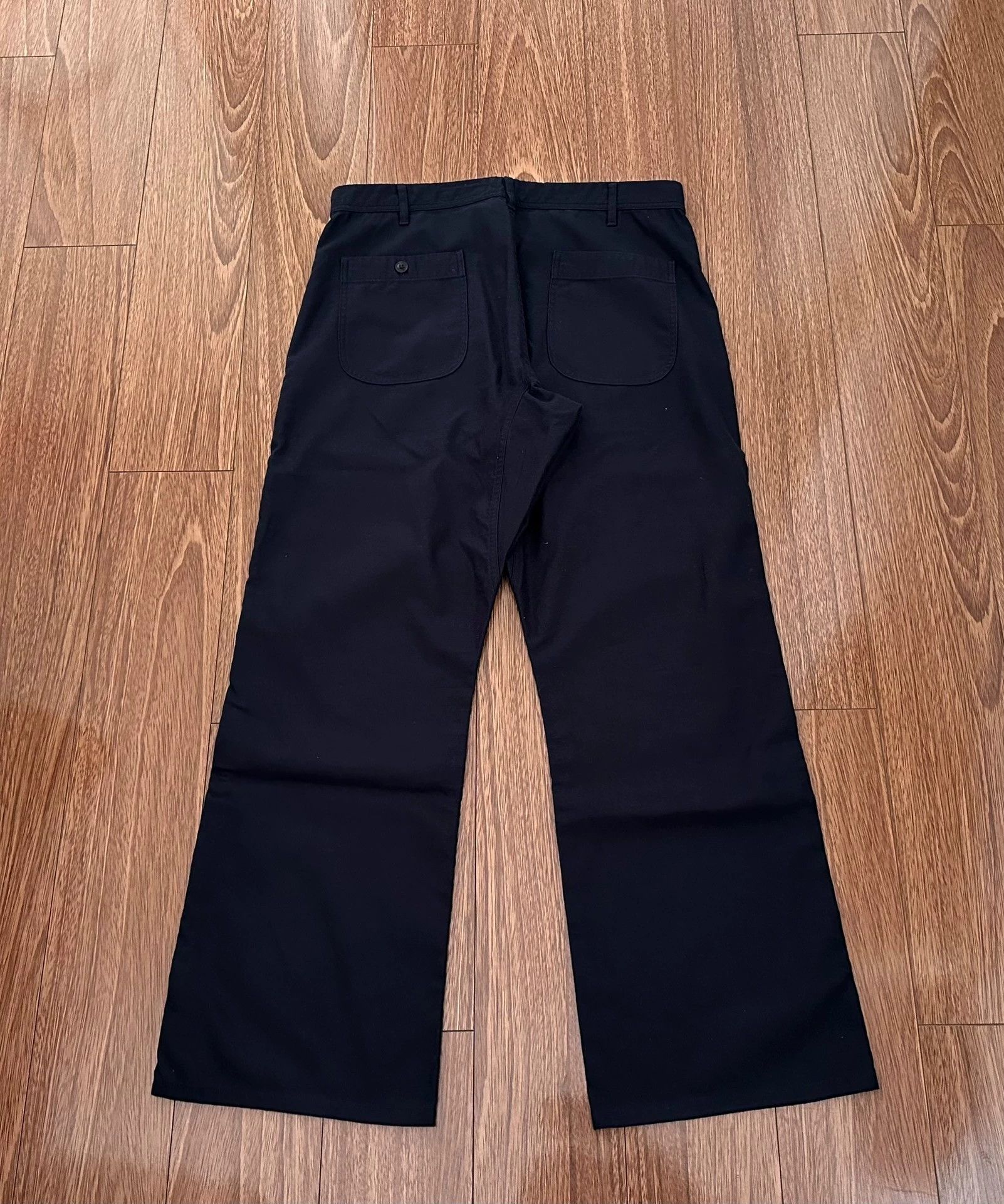 YAECA YAECA LIKE WEAR Baker Pants Navy Satin L Worn 1-2x Size US 34 / EU 50 - 2 Thumbnail