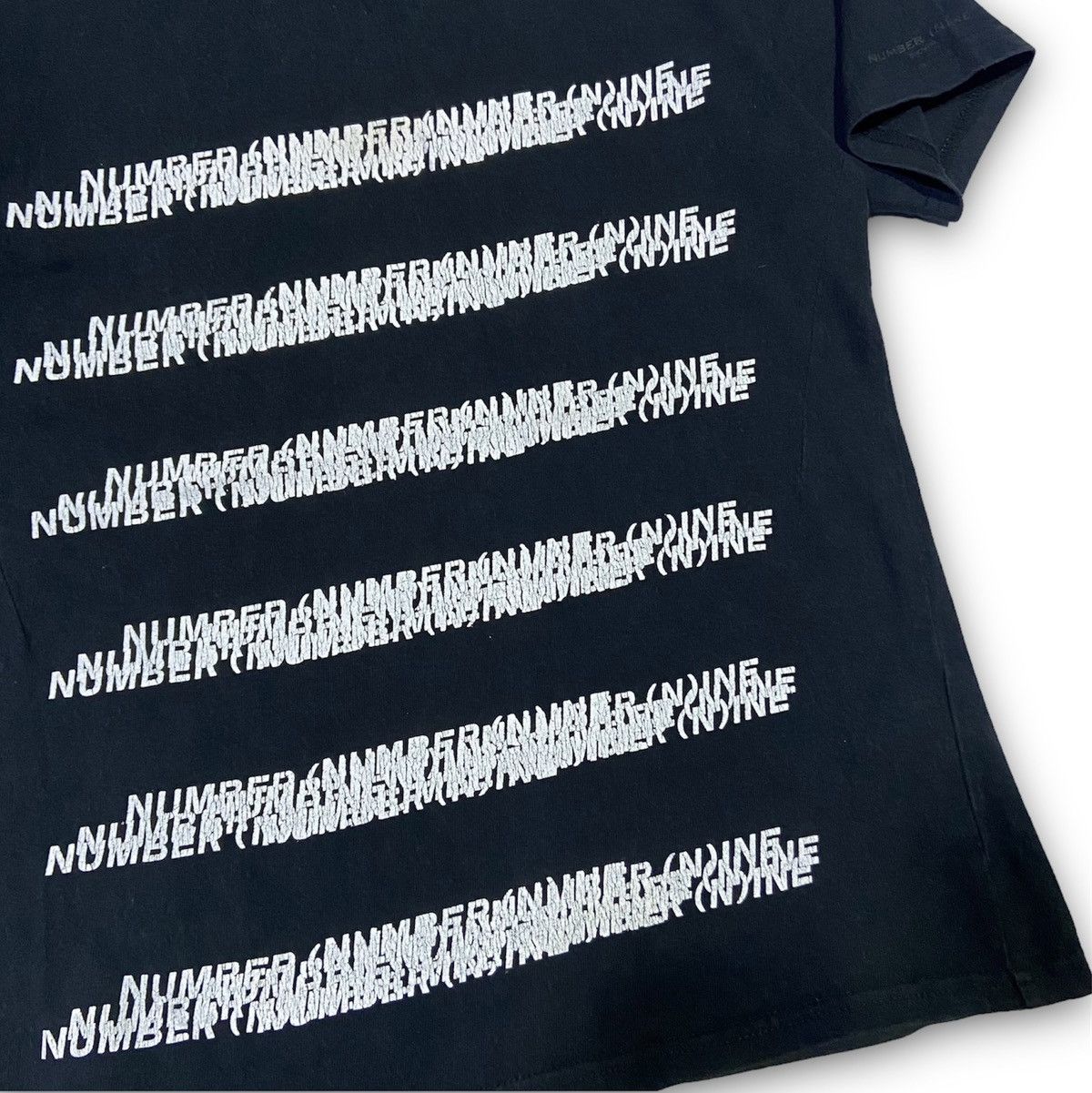 Designer × Number (N)ine Number (N)ine Mutiple Messy Spellout Tee Size US S / EU 44-46 / 1 - 2 Thumbnail