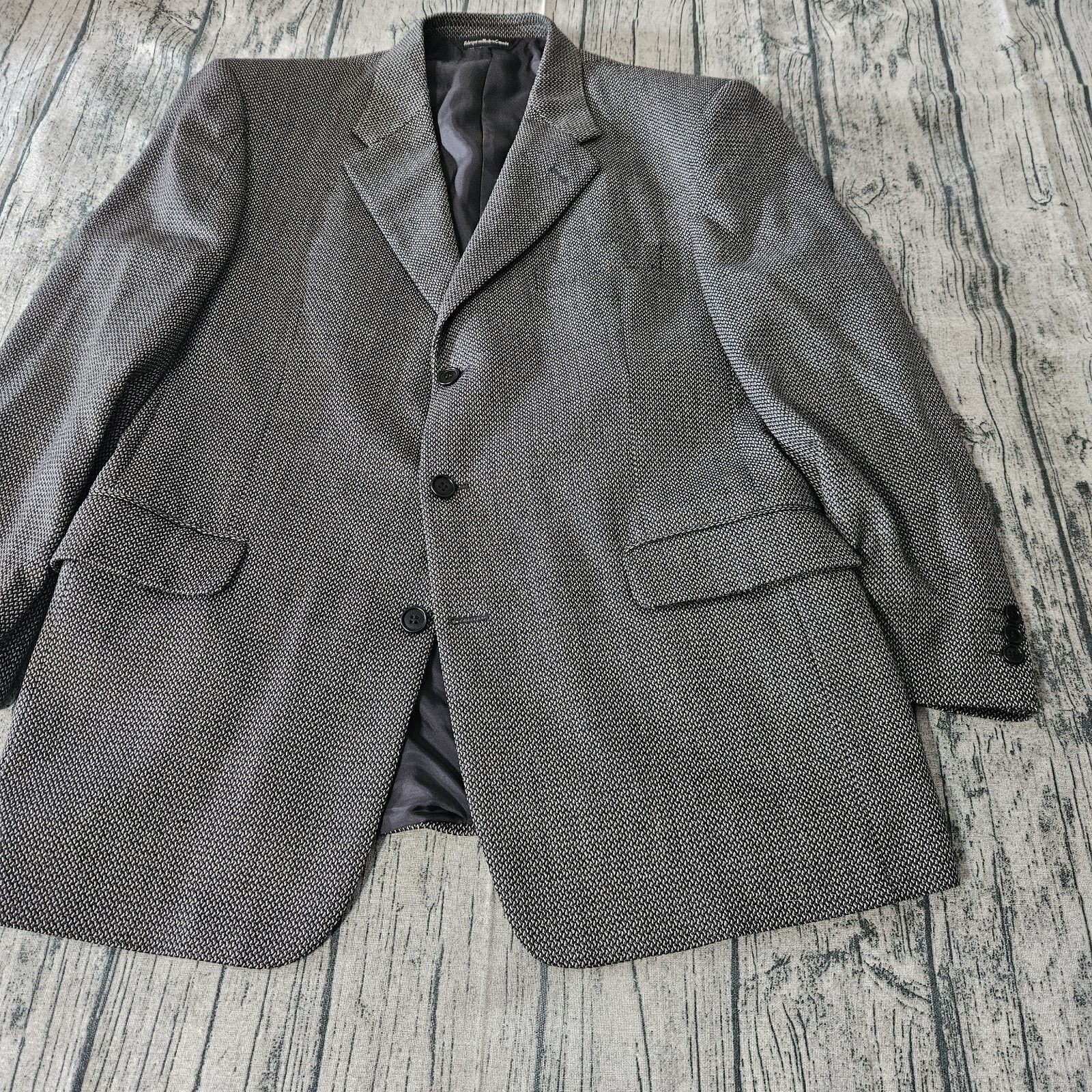Coppley Ermenegildo Zegna men's Gray Wool Blazer Jacket 42R Coppley Size 42R - 2 Thumbnail