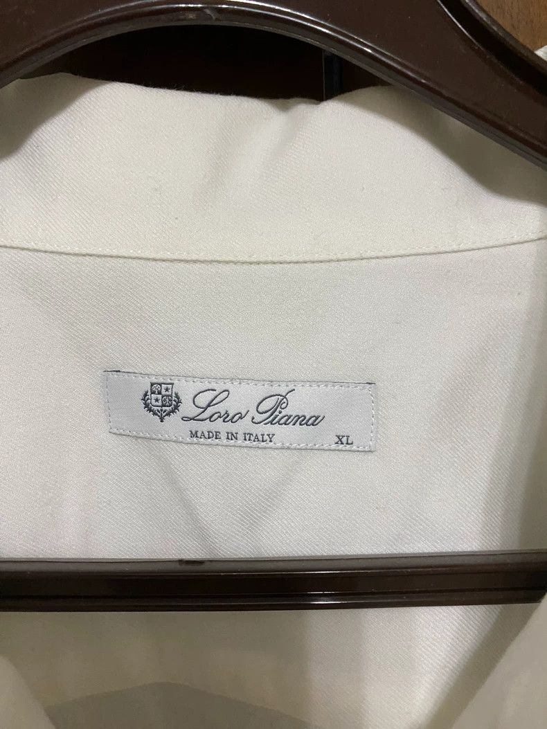 Loro Piana LORO PIANA Pure cotton shirt Size US XL / EU 56 / 4 - 2 Thumbnail