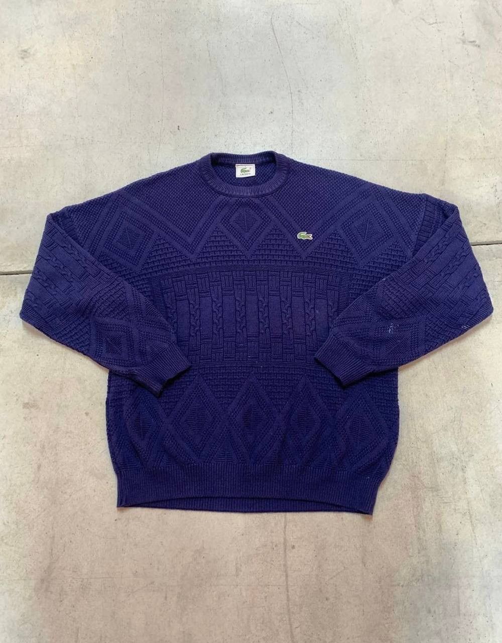 Lacoste 90's Rare Vintage Lacoste Sweater Crewneck Knitwear Size US L / EU 52-54 / 3 - 1 Thumbnail