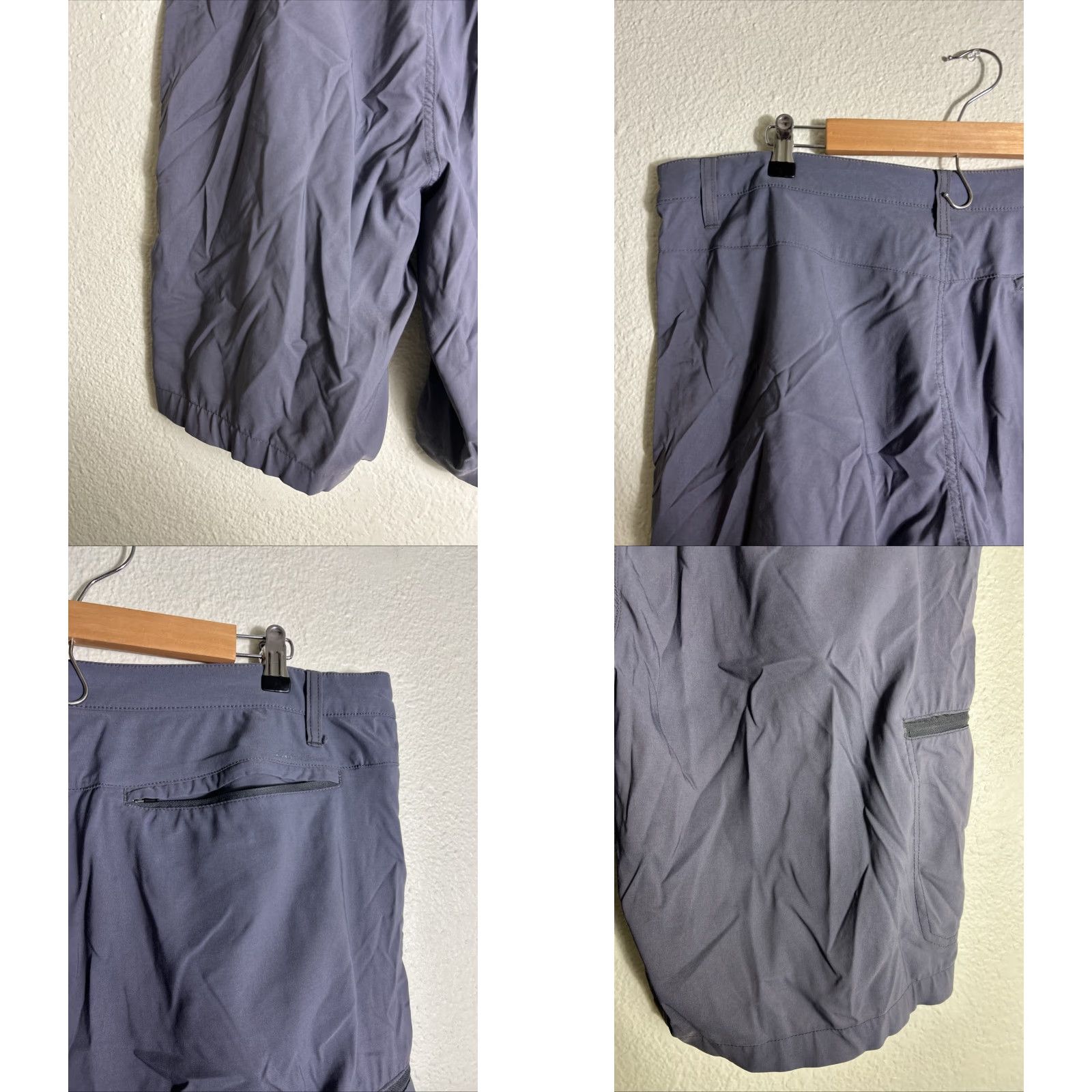 Eddie Bauer Eddie Bauer Mens Cargo Shorts Nylon Gray 38x10 Regular Size Mens Hiking Storage Pocket Size US 38 / EU 54 - 8 Thumbnail