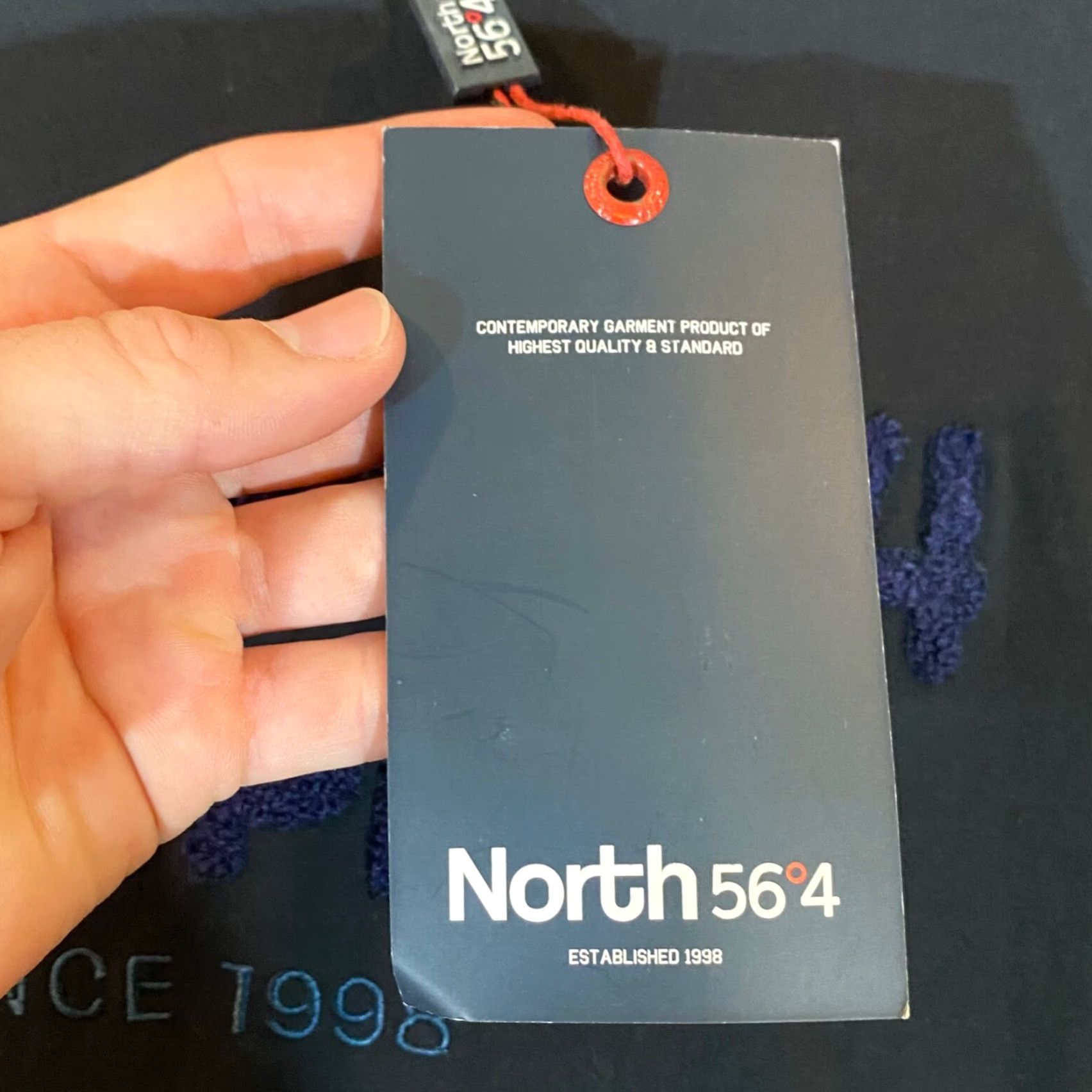 Vintage North 56*4 Shirt Mens Medium Navy Blue Supply Tee Short Sleeve NEW 1998 56-4 Size US M / EU 48-50 / 2 - 4 Thumbnail