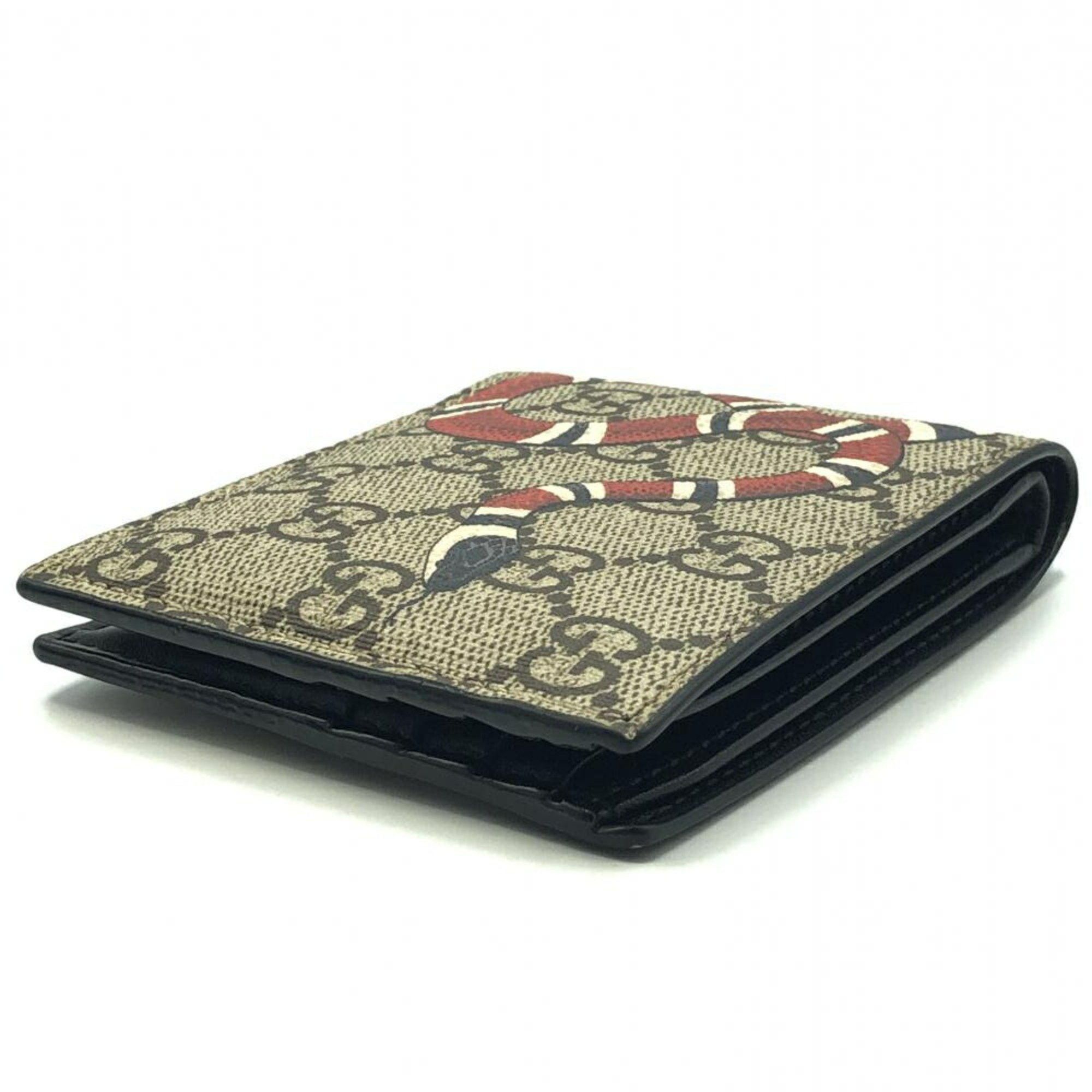 image of Gucci Kingsnake Wallet in Beige, Women's