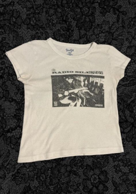 Designer white tee vintage thrift Size S / US 4 / IT 40 - 1 Preview