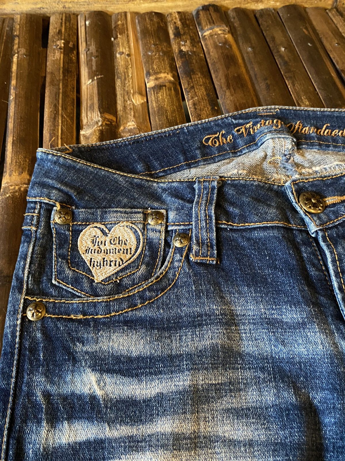 SKY BOMBER DENIM PANTS