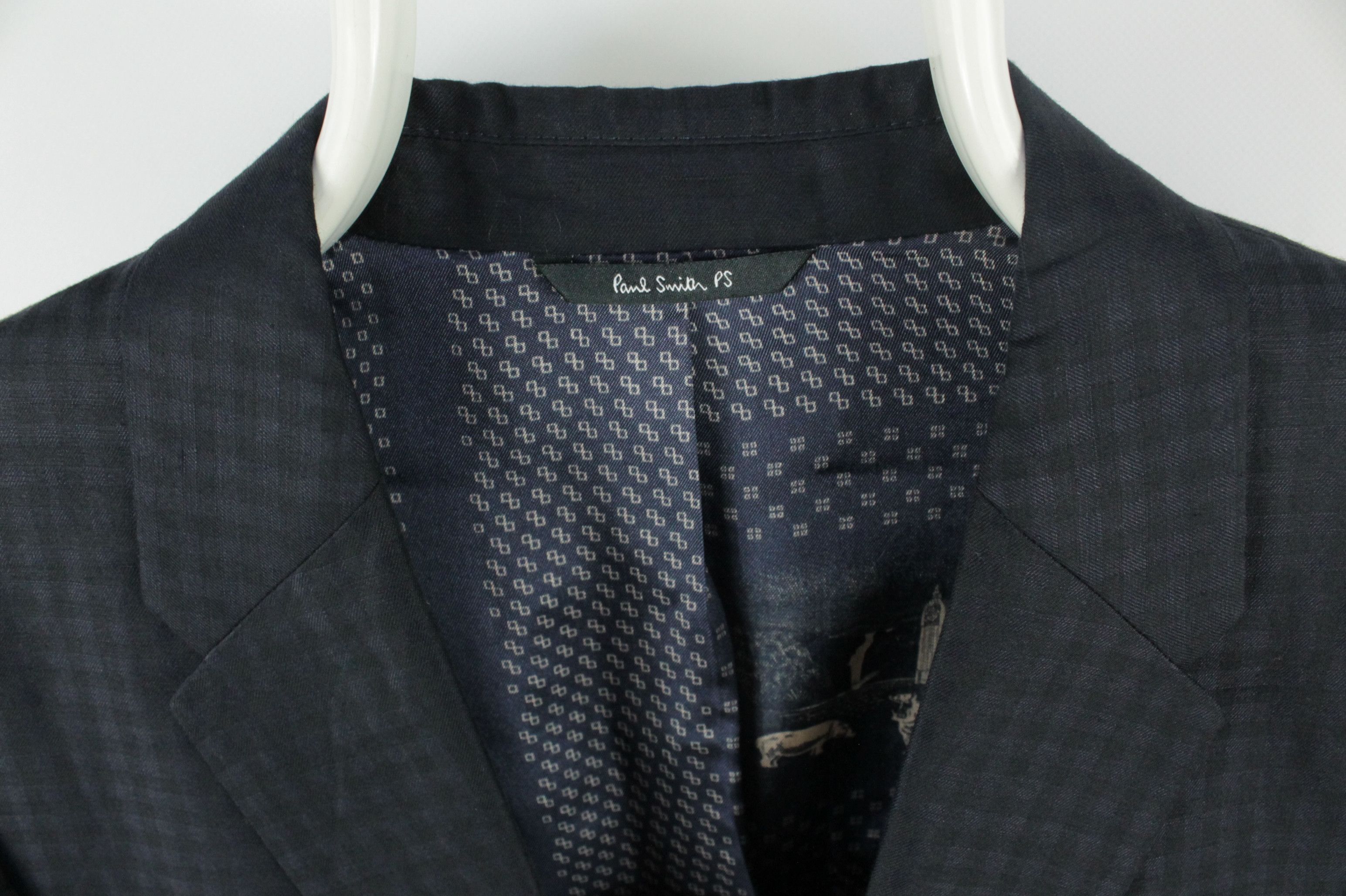 Paul Smith Paul Smith Slim-Fit Cotton-Linen Buggy Lined Blazer Jacket Size US M / EU 48-50 / 2 - 3 Thumbnail