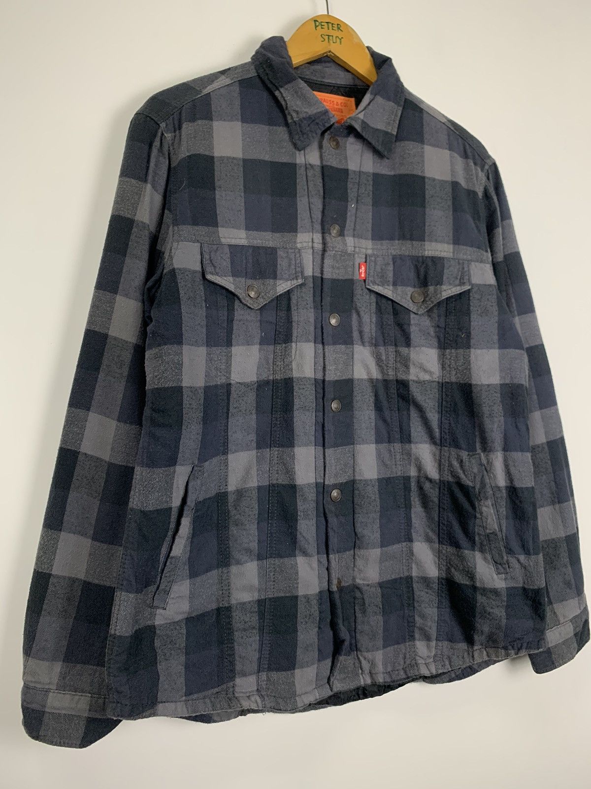 Flannel × Levi's × Vintage Vintage Levis flannel jacket Size US L / EU 52-54 / 3 - 5 Thumbnail