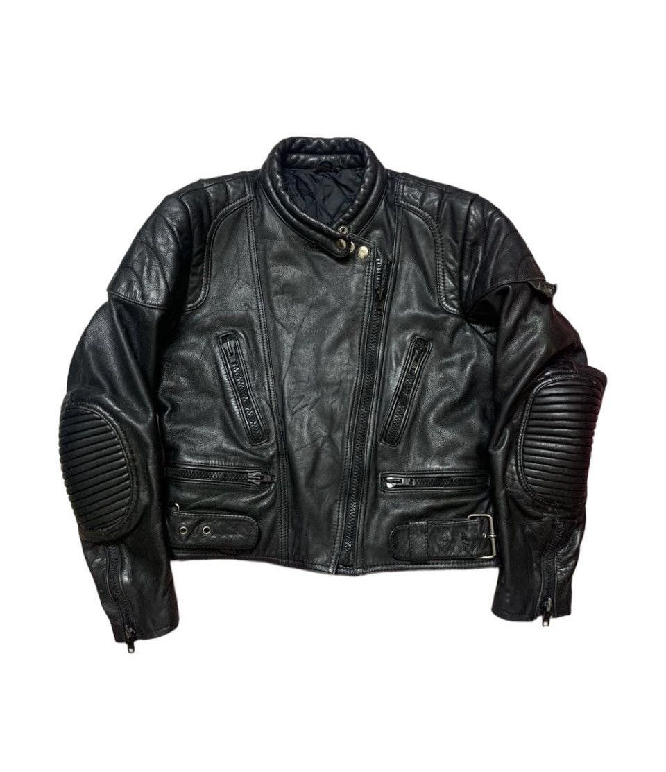 Vintage Biker Leather Cafe Racer Jacket Size US S / EU 44-46 / 1 - 1 Thumbnail