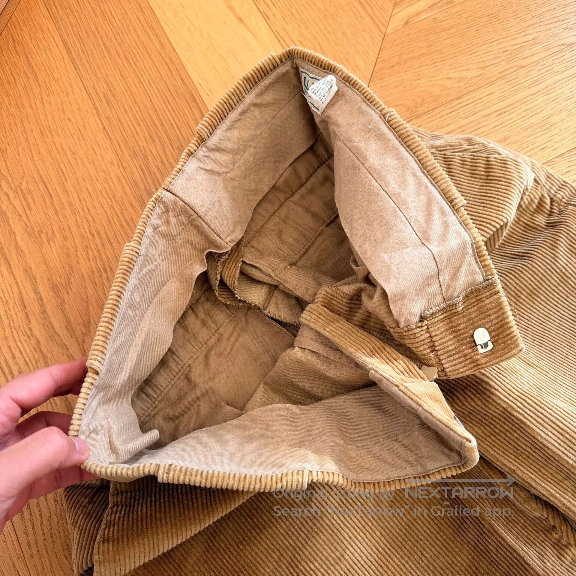 L.L. Bean LLBEAN 60s Golf Corduroy Cropped Pants. Size US 33 - 4 Thumbnail
