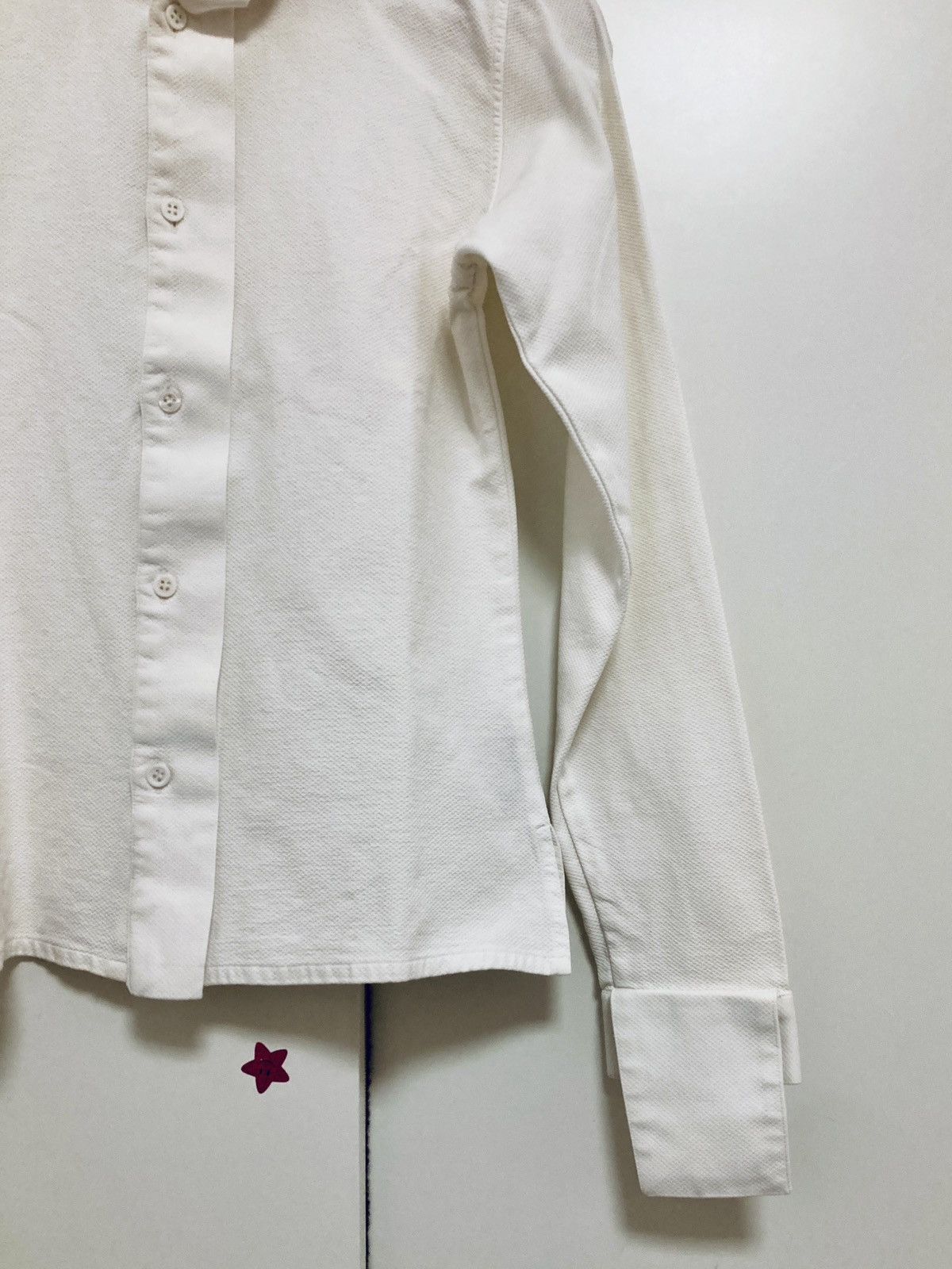 Hedi Slimane DIOR HOMME BY HEDI SLIMANE 02AW/FW RUNWAY UNEVENNESS SHIRT Size US S / EU 44-46 / 1 - 6 Thumbnail