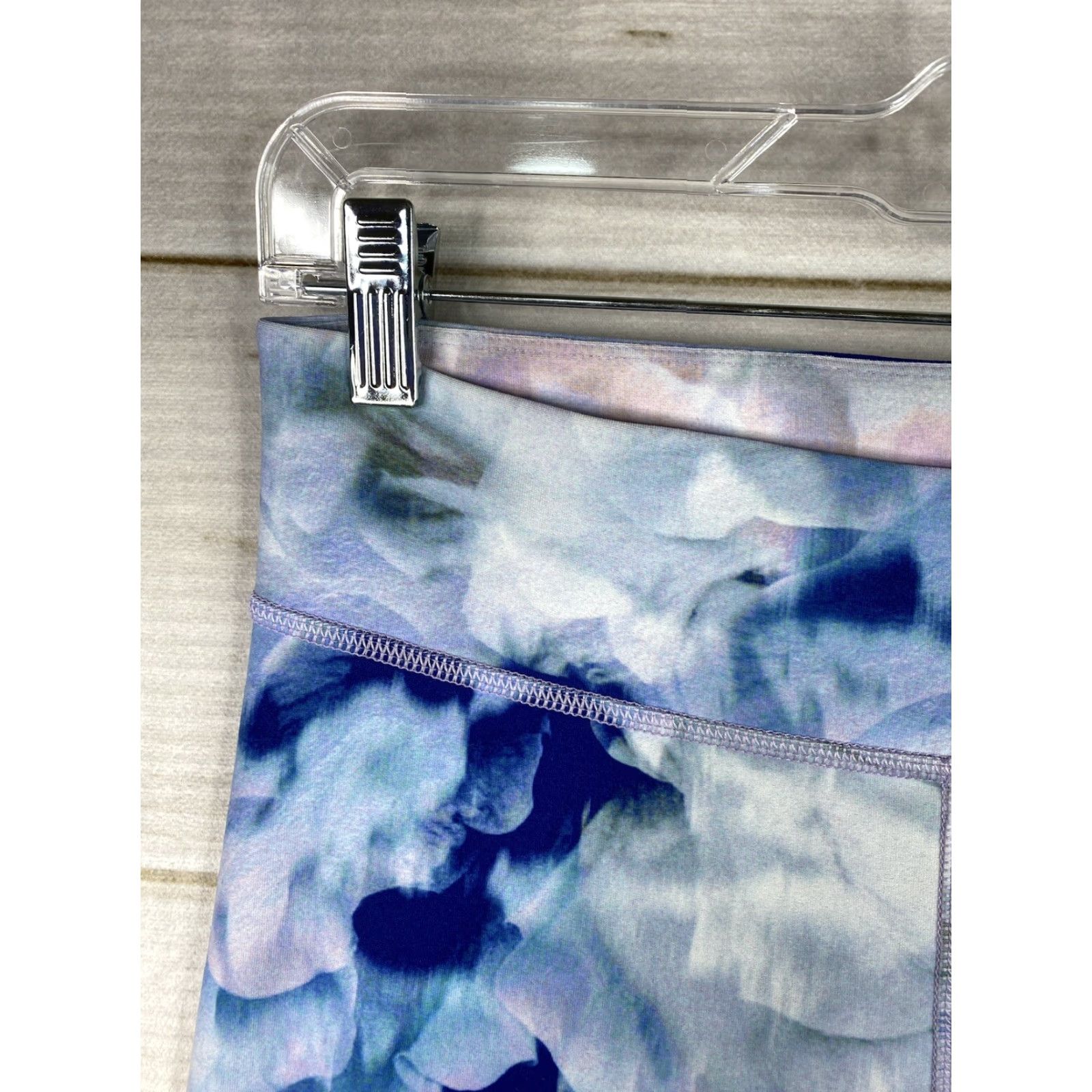 Olive Live Love Dream Leggings Women M Blue Tie Dye Skinny Pull On Workout Shirt? Size 32" / US 10 / IT 46 - 2 Thumbnail