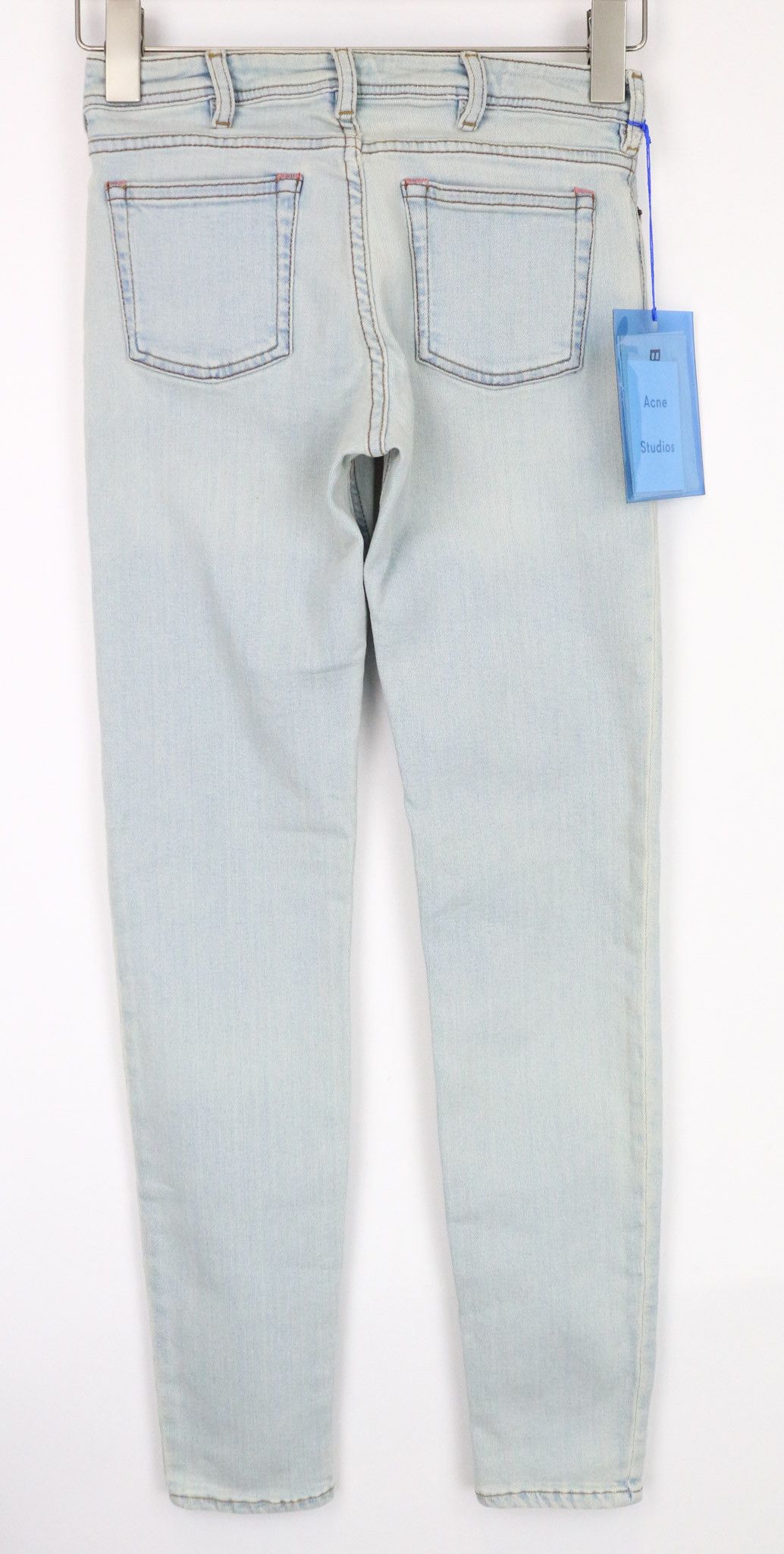 Acne Studios BLA KONST W25/L34 Blue Skinny Stretch Jeans 74515 Size 25" / US 0 / IT 36 - 2 Thumbnail