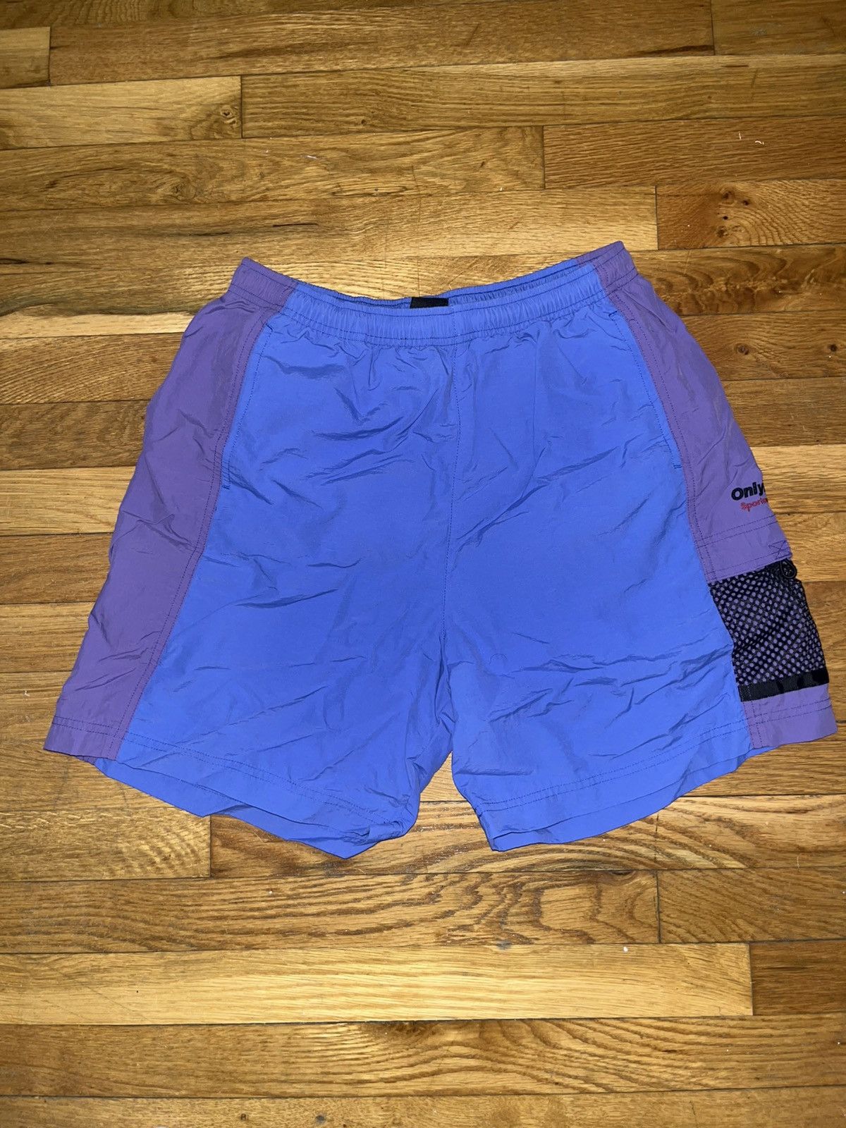 Only NY Nylon Athletic Short - Bay Blue Size US 31 - 1 Thumbnail