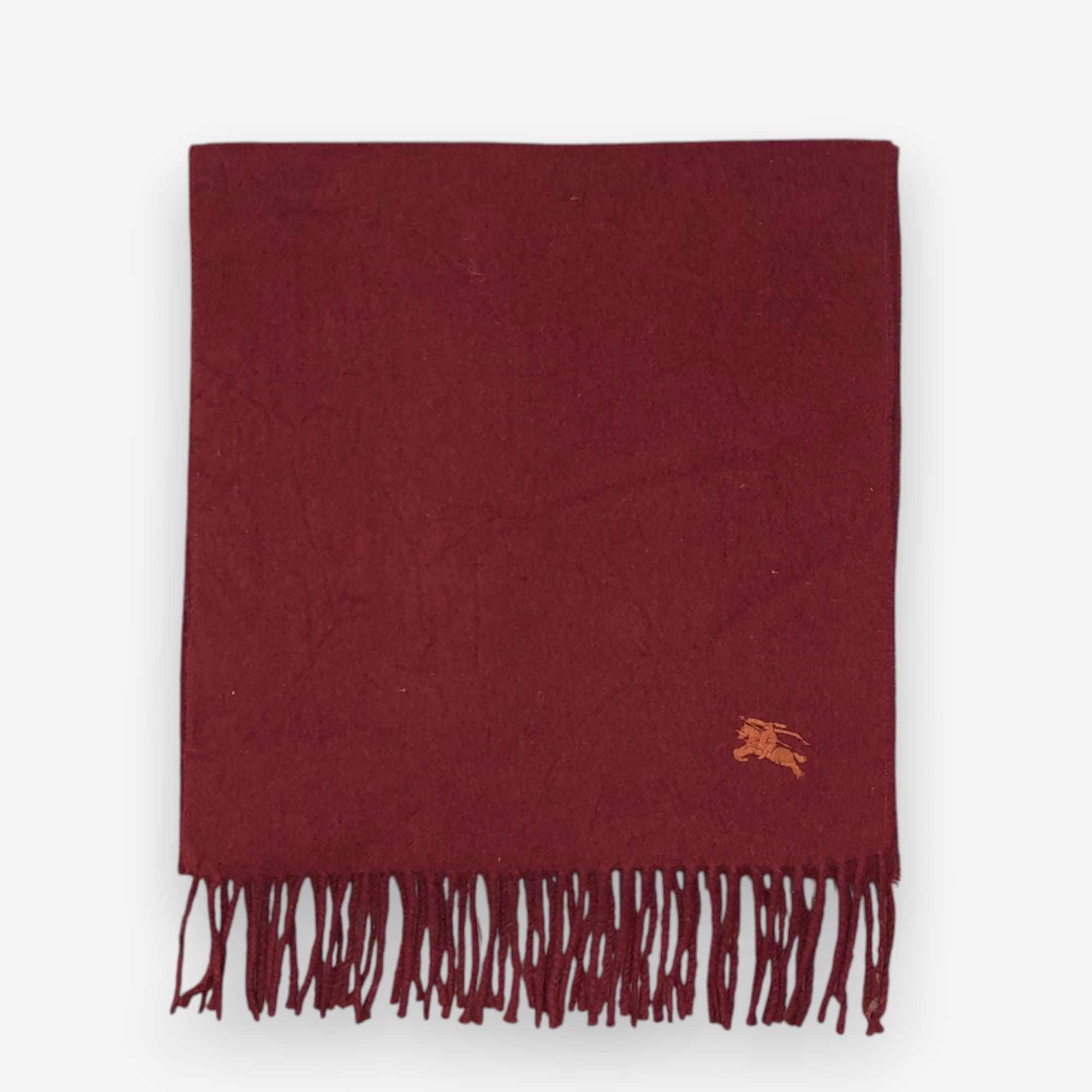 Burberry Vintage Burberry Scarf Muffler Wool Cashmere Scarves Size ONE SIZE - 2 Thumbnail