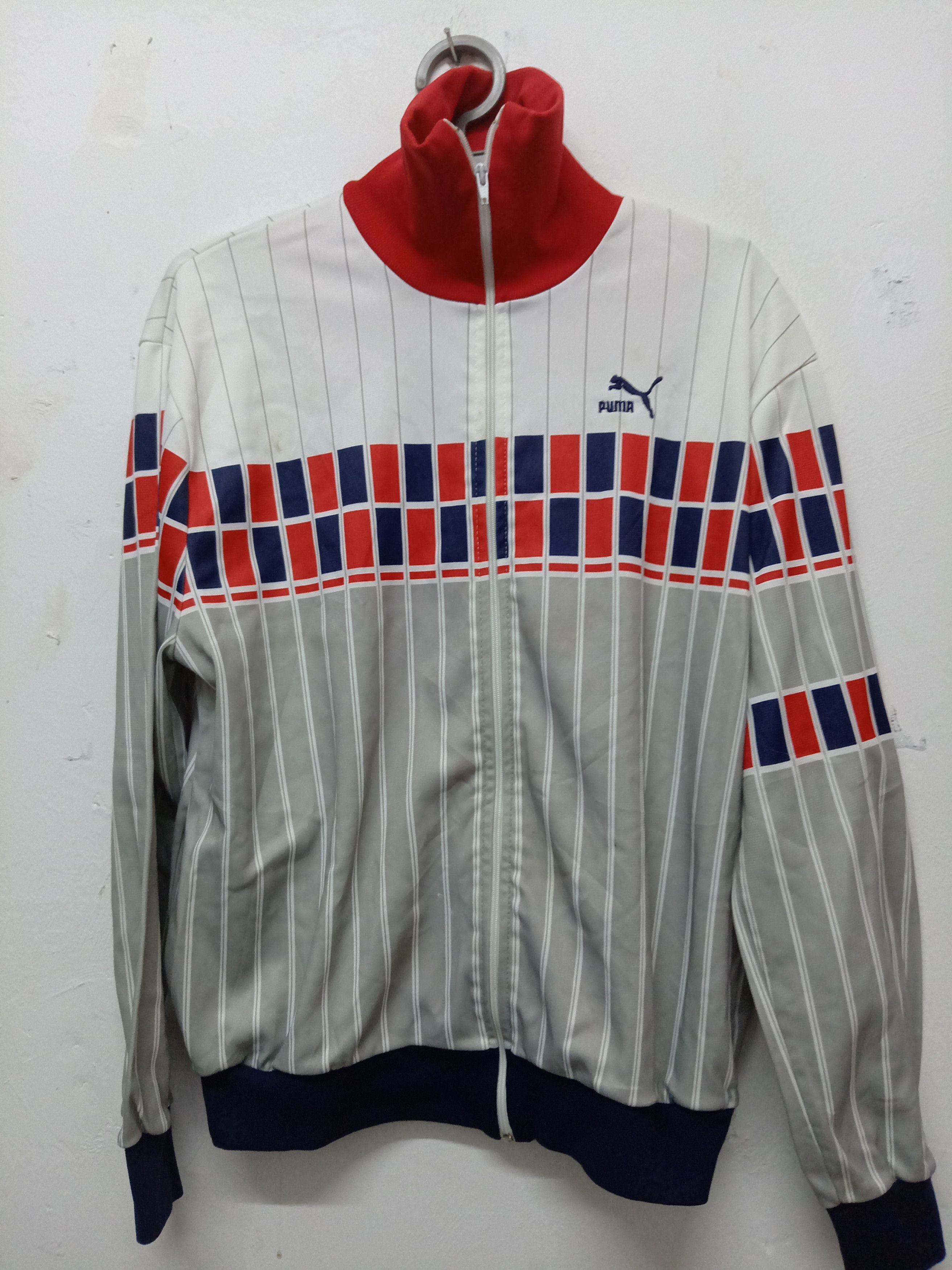 トップス Vintage PUMA track top made in France Puma Vintage Clothing | Vintage Puma Tracksuit Tops – Tagged