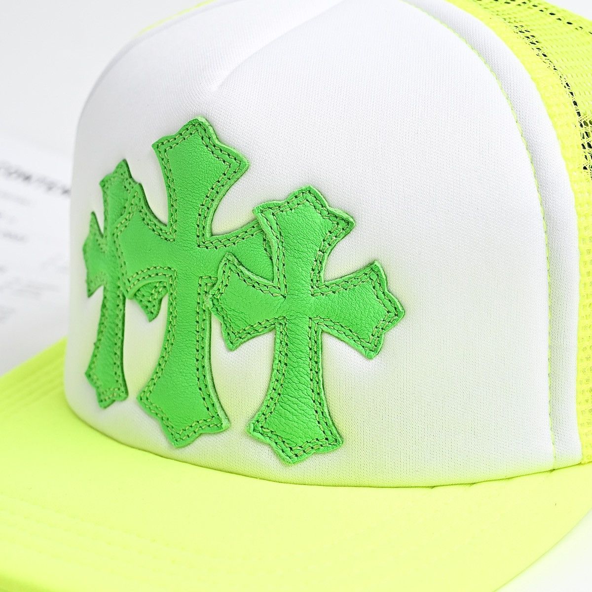 Chrome Hearts CHROME HEARTS HAT TRUCKER KING TACO NEON Size ONE SIZE - 3 Thumbnail