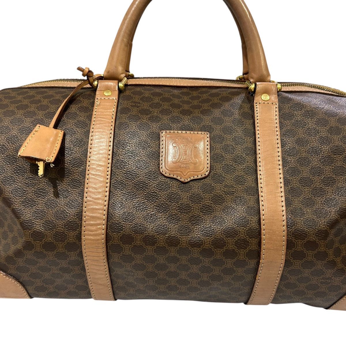 Celine × Vintage 🔥RARE🔥CELINE VINTAGE MONOGRAM DUFFLE TRAVEL BAG Size ONE SIZE - 3 Thumbnail