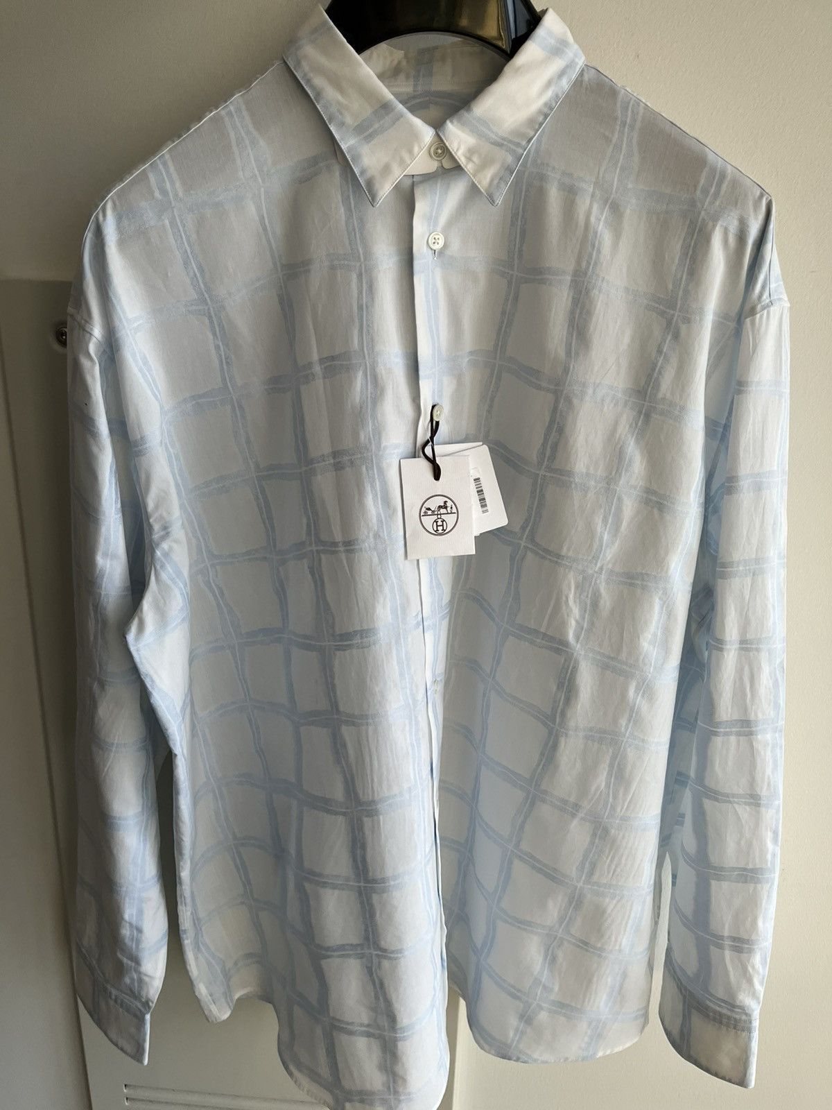 Hermes Hermes Super Runway Boxy Shirt Brand NEW w Tags Size US L / EU 52-54 / 3 - 11 Thumbnail
