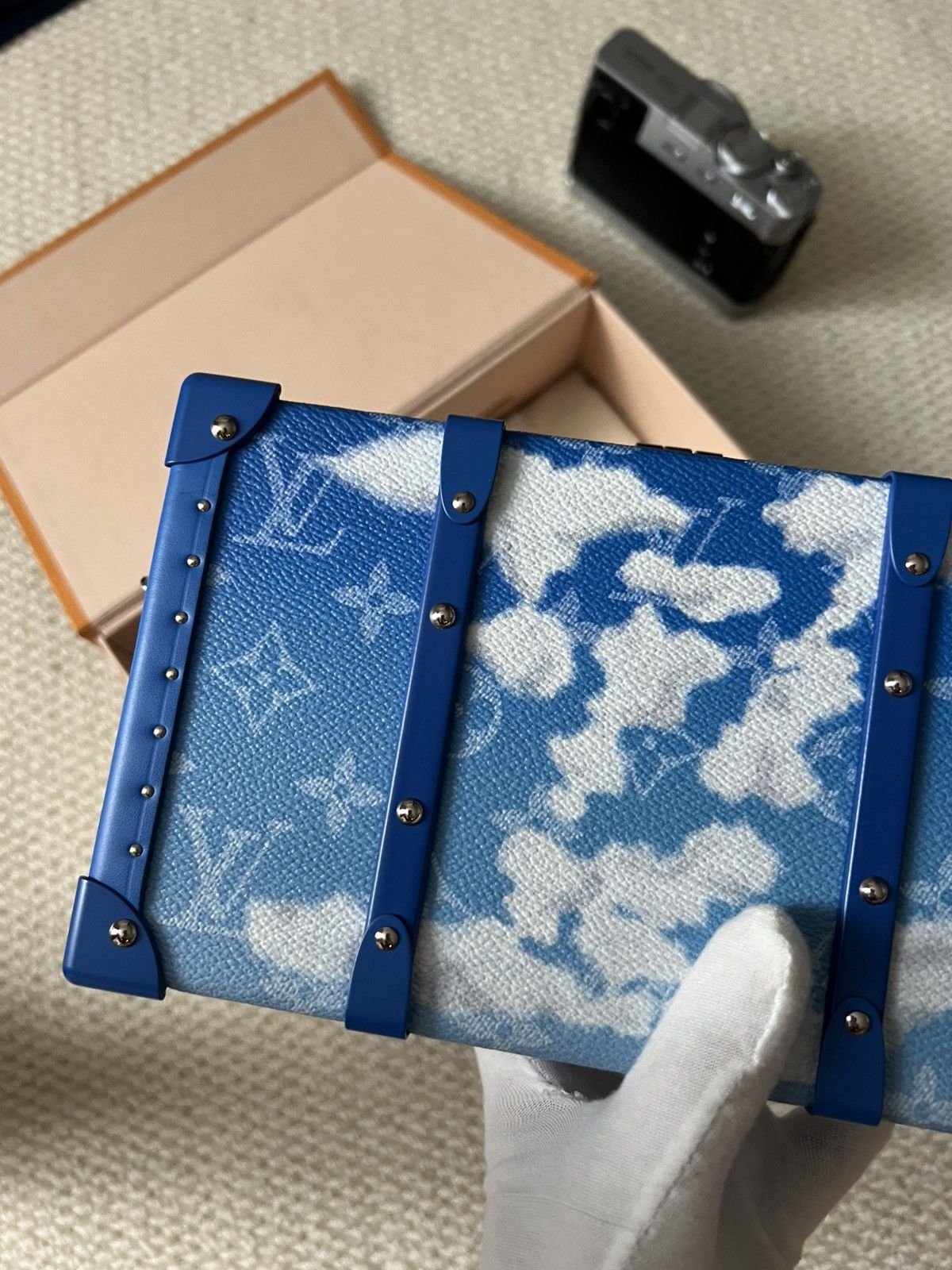 Louis Vuitton Wallet Trunk Louis Vuitton Limited Blue Trunk Size ONE SIZE - 5 Thumbnail