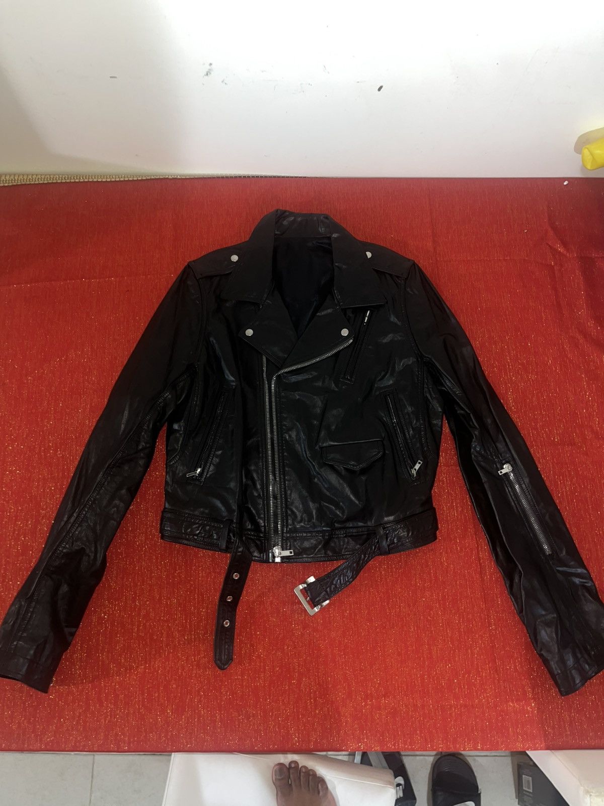 Rick Owens Rick Owens Lukes Stooges Leather Jacket Sz 52 Size US L / EU 52-54 / 3 - 15 Thumbnail