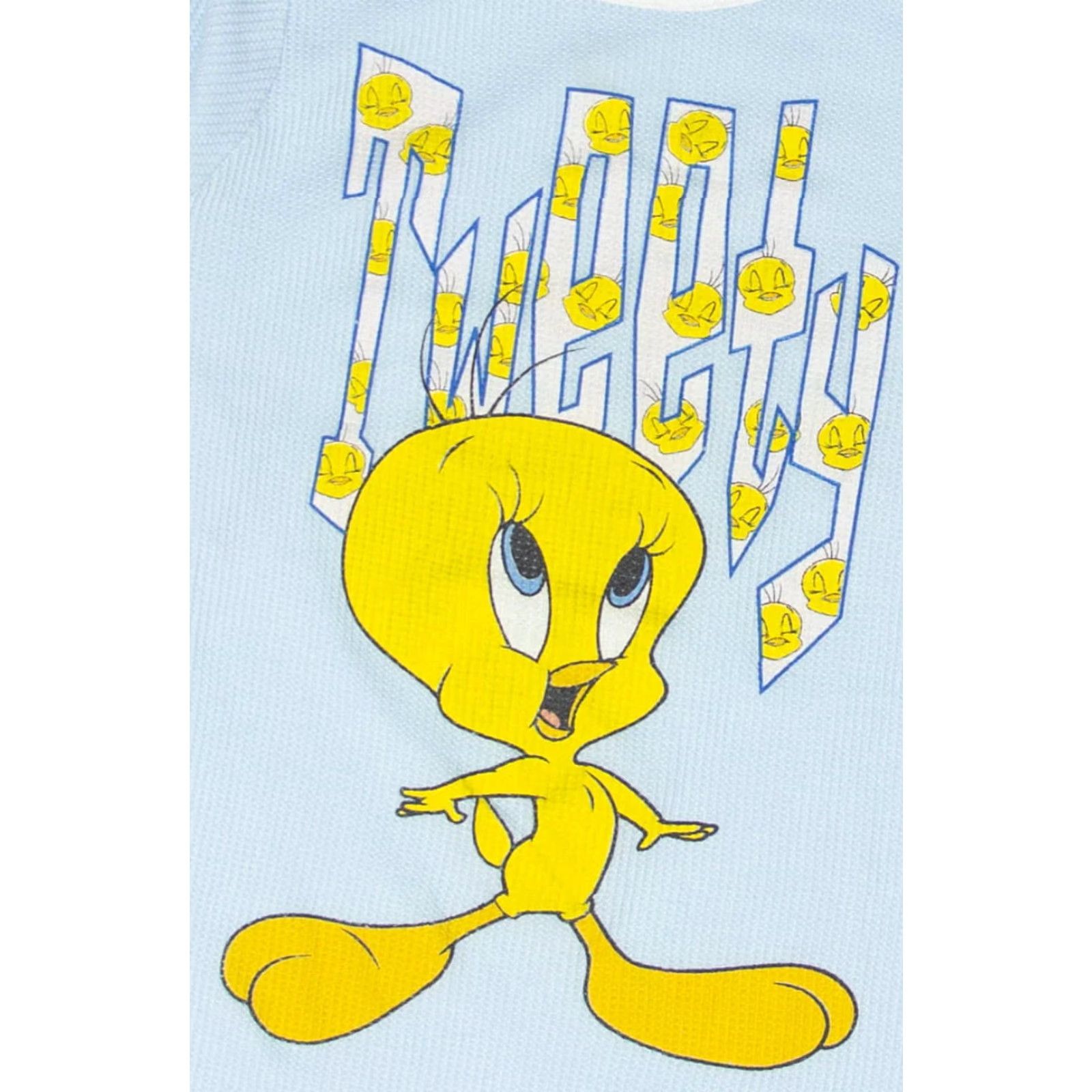 Vintage VINTAGE Tweety Bird Waffle Weave Pajama T-Shirt Unisex Adults Small Blue 1990s Mens Womens Girls Boys Size US S / EU 44-46 / 1 - 2 Thumbnail