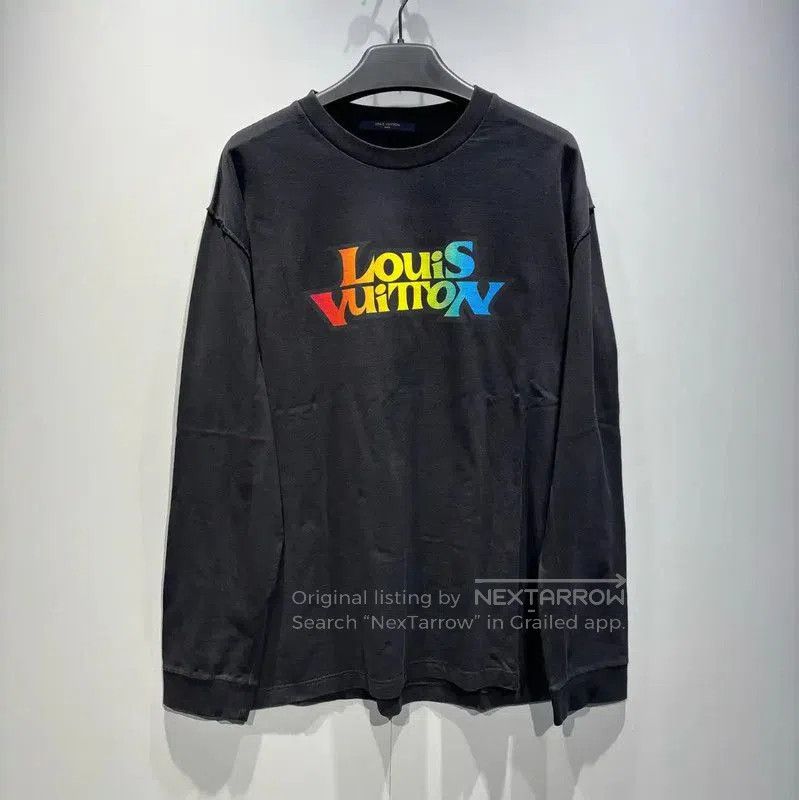 Louis Vuitton Louis Vuitton XXL Black Polyester Long Sleeve Sweatshirt . Size US XXL / EU 58 / 5 - 1 Thumbnail