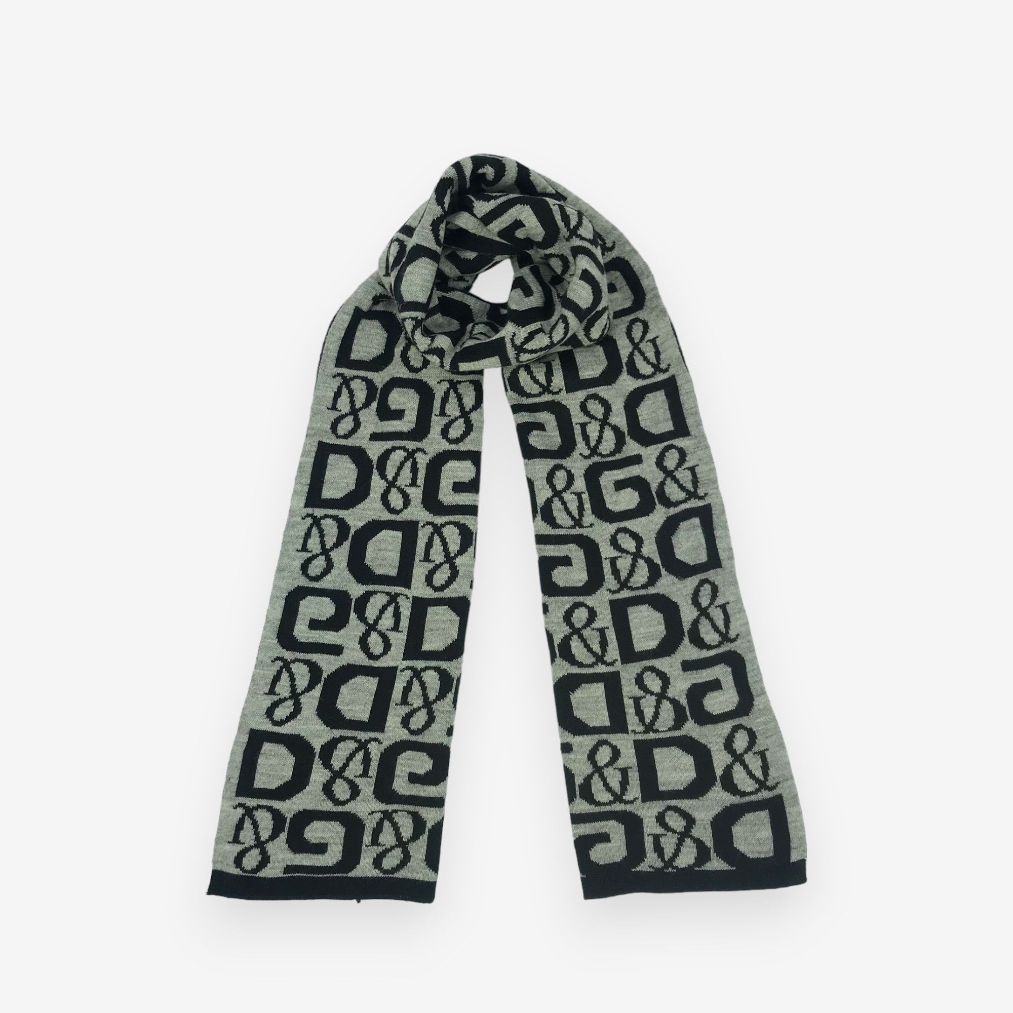 Dolce And Gabbana Scarf Vintage Dolce And Gabbana Made popular In Italy Wool Muffler Body Wrap 71