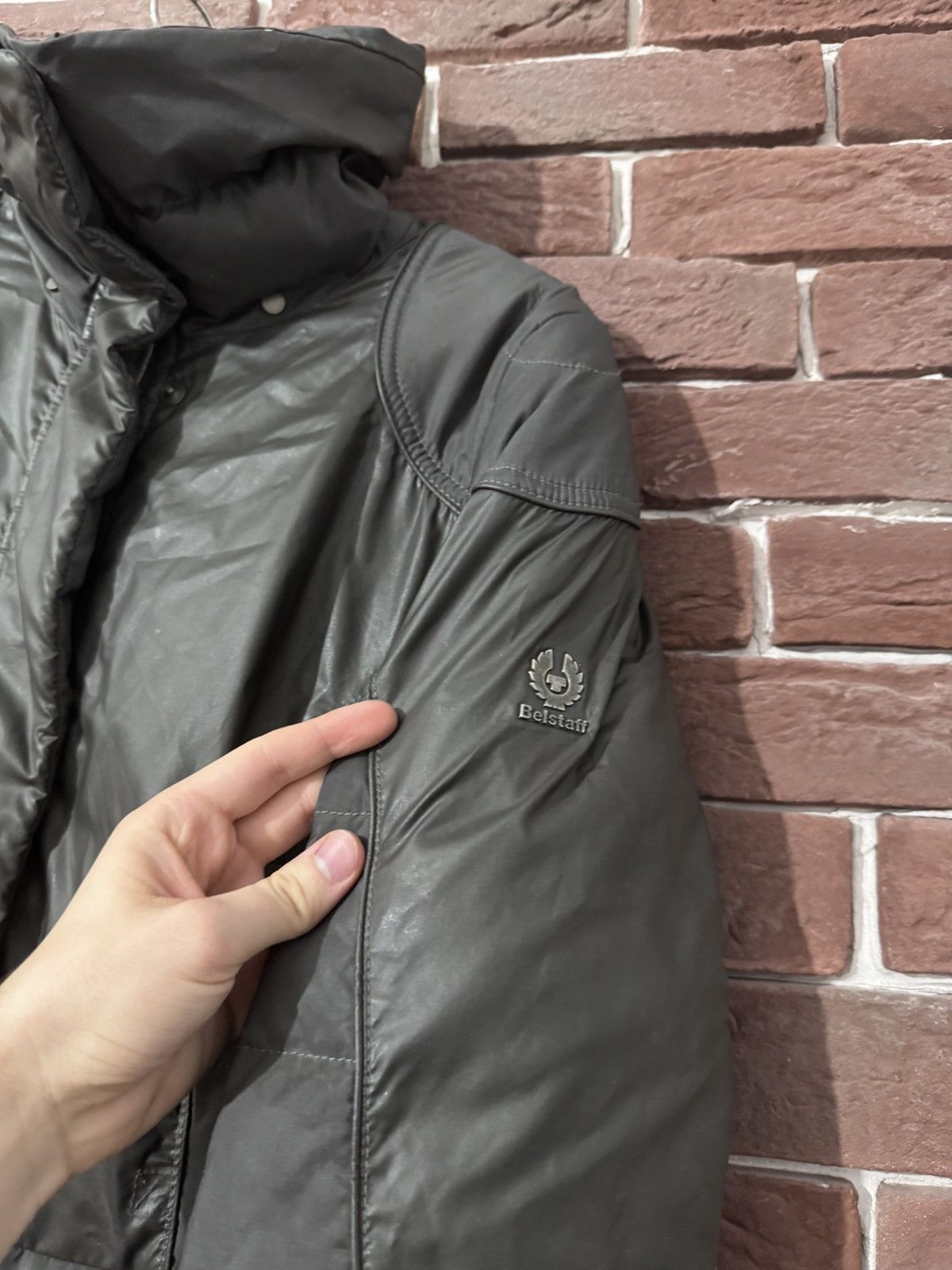 Belstaff Rare Belstaff Down Puffer Jacket Silver Label 42 Gray Hyoe Size M / US 6-8 / IT 42-44 - 6 Thumbnail