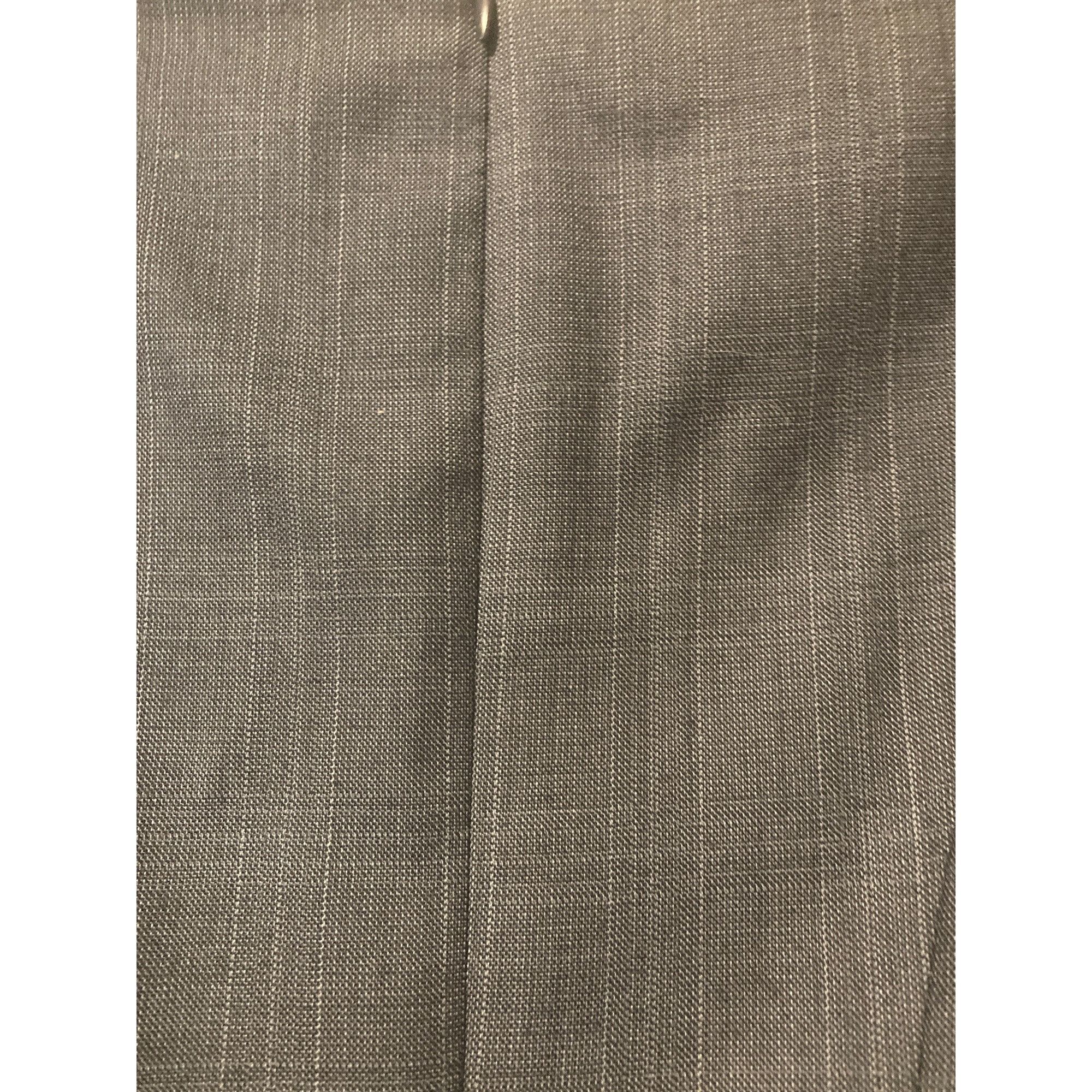 Womens Pendleton Size 2 Petite Blue Gray Pencil Virgin Wool