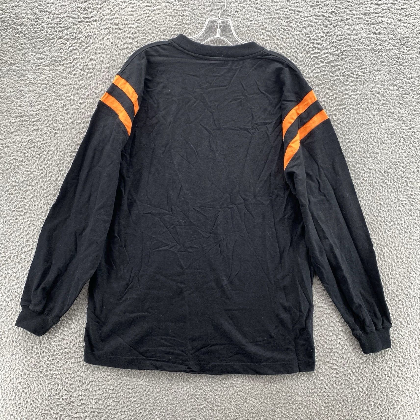 NFL VINTAGE NFL Cincinati Bengals T-Shirt Mens Medium Black Football Sportswear 80s 90s Retro Graphic Print Logo Mens Size US M / EU 48-50 / 2 - 4 Thumbnail