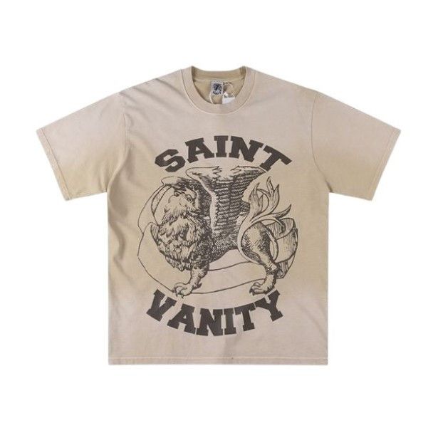 Saint Vanity Saint Vanity 'Griffin' Cream & Brown Tee Size US S / EU 44-46 / 1 - 1 Preview