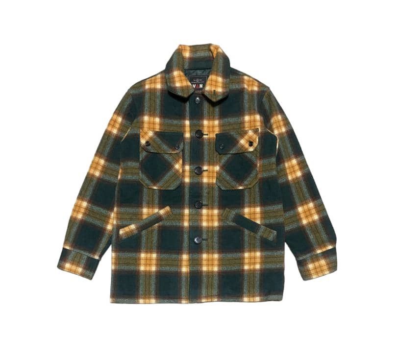 image of Vintage 90's Van Jac Wool Flannel Shirt Jacket, Men's (Size Medium)