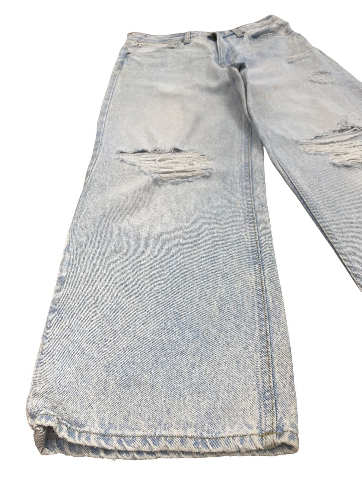 Japanese Brand Japanese Brand Acid Wash Distressed Style Baggy Jeans Size US 31 - 7 Thumbnail