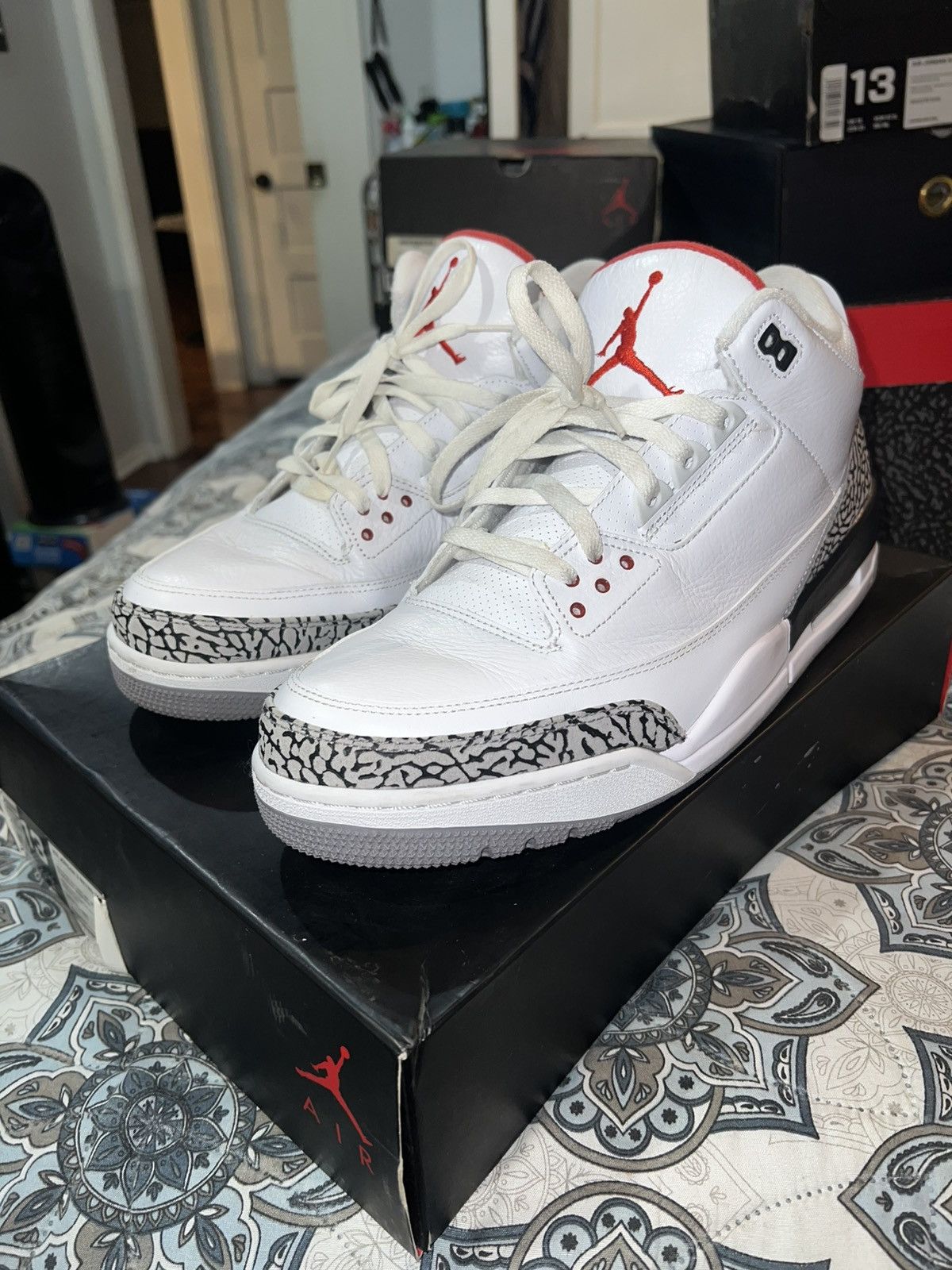Jordan Brand Jordan 3 Retro ’88 “White Cement” (2013) – Size 13 Size US 13 / EU 46 - 3 Thumbnail