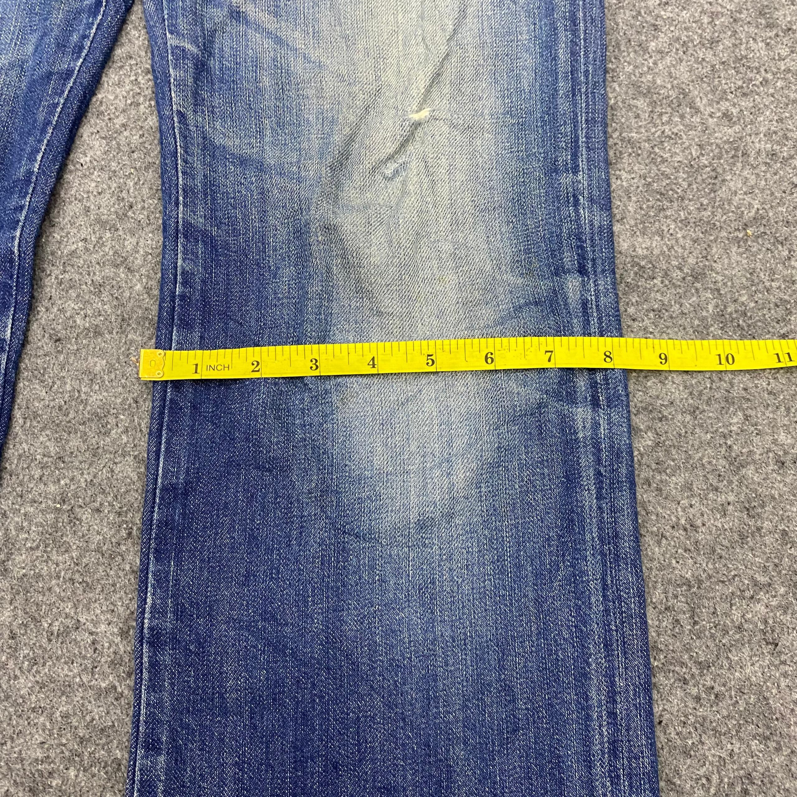 If Six Was Nine 💥Best Offer💥Vintage Gas Jeans designer Distressed Denim Size US 31 - 6 Thumbnail