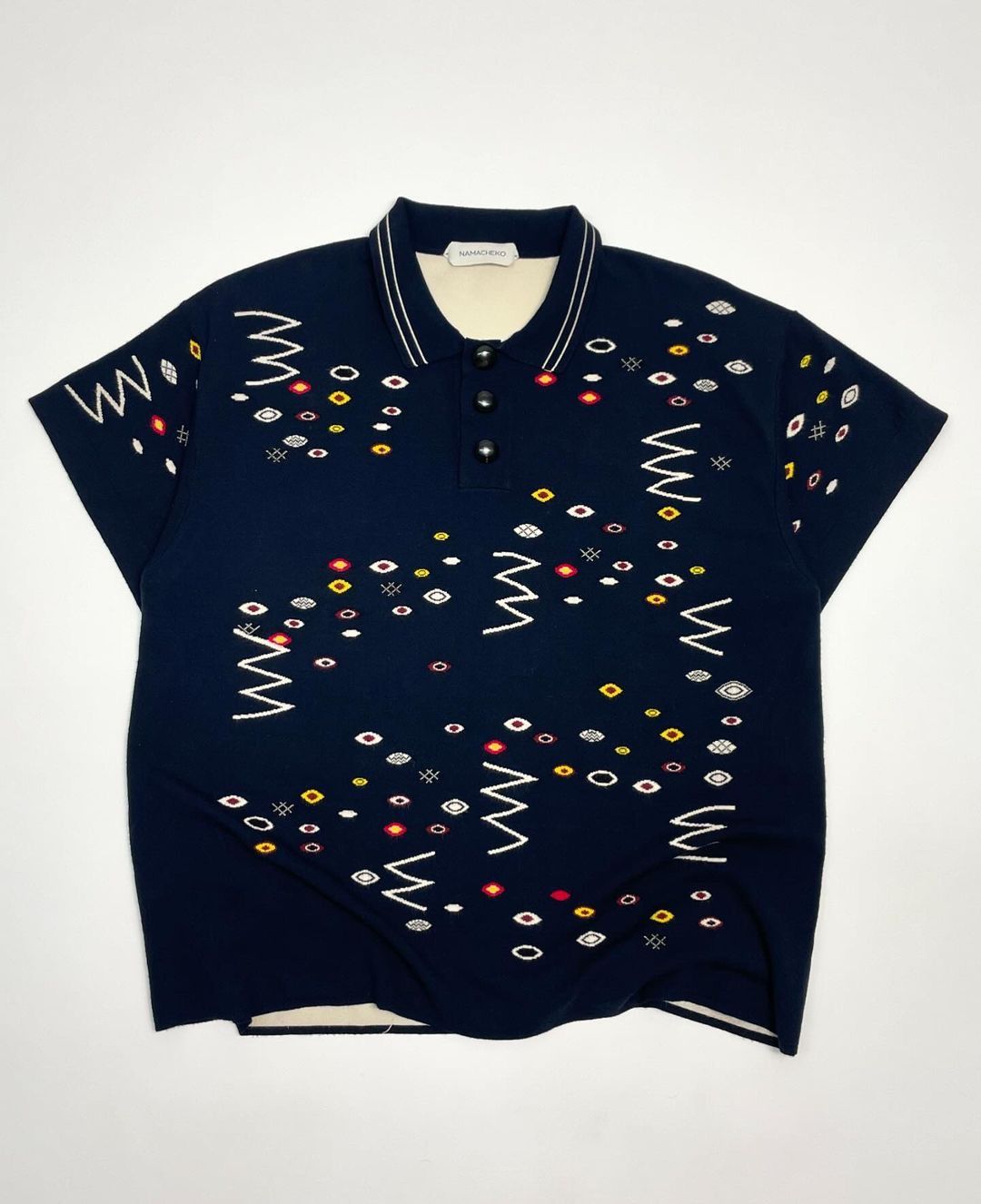 Namacheko SS21 Black Snackona Polo Size US XL / EU 56 / 4 - 1 Thumbnail