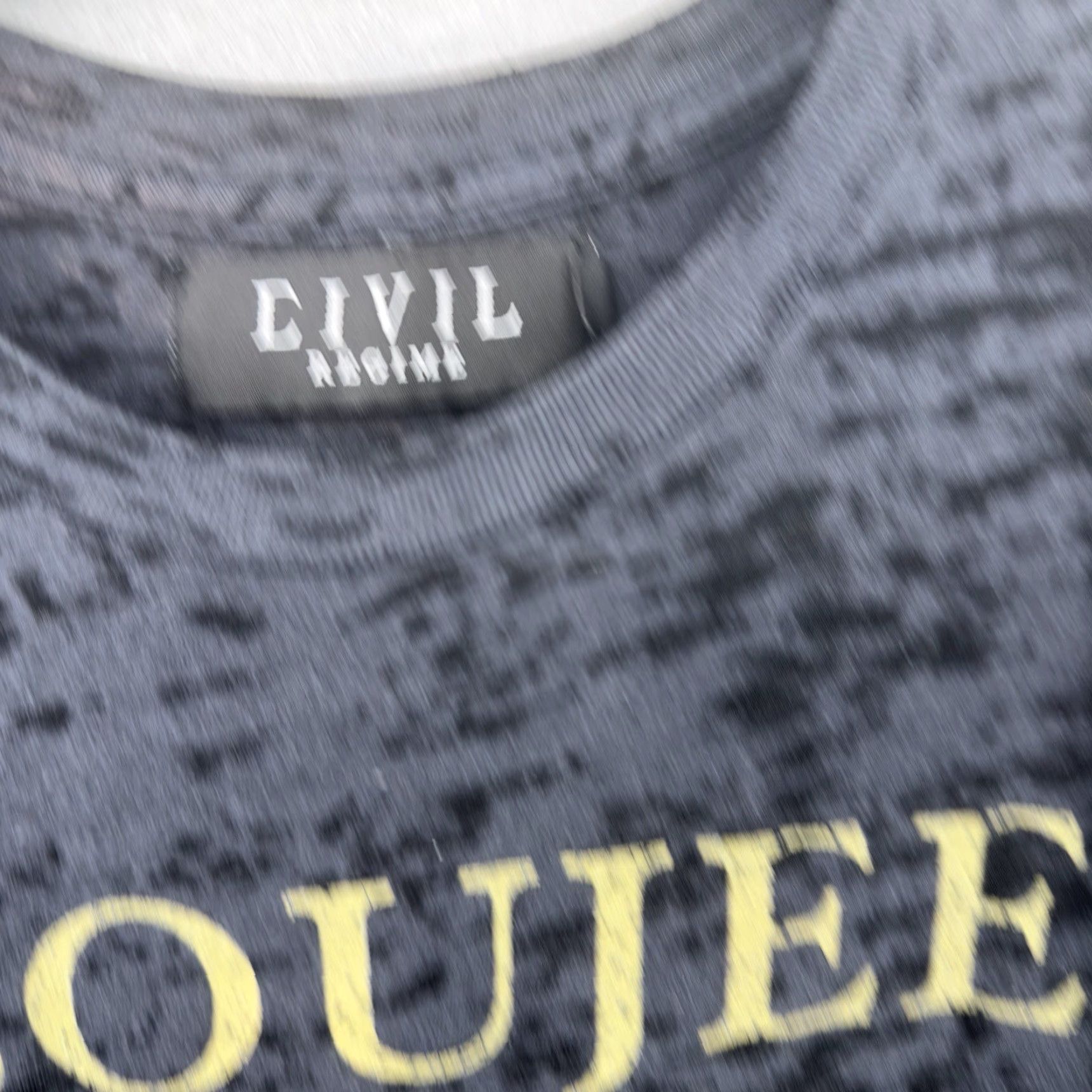 Logo 7 Civil Regime Shirt Mens Small Boujee Burnout Crew Neck Gray Streetwear Y2k Logo Size US S / EU 44-46 / 1 - 3 Thumbnail