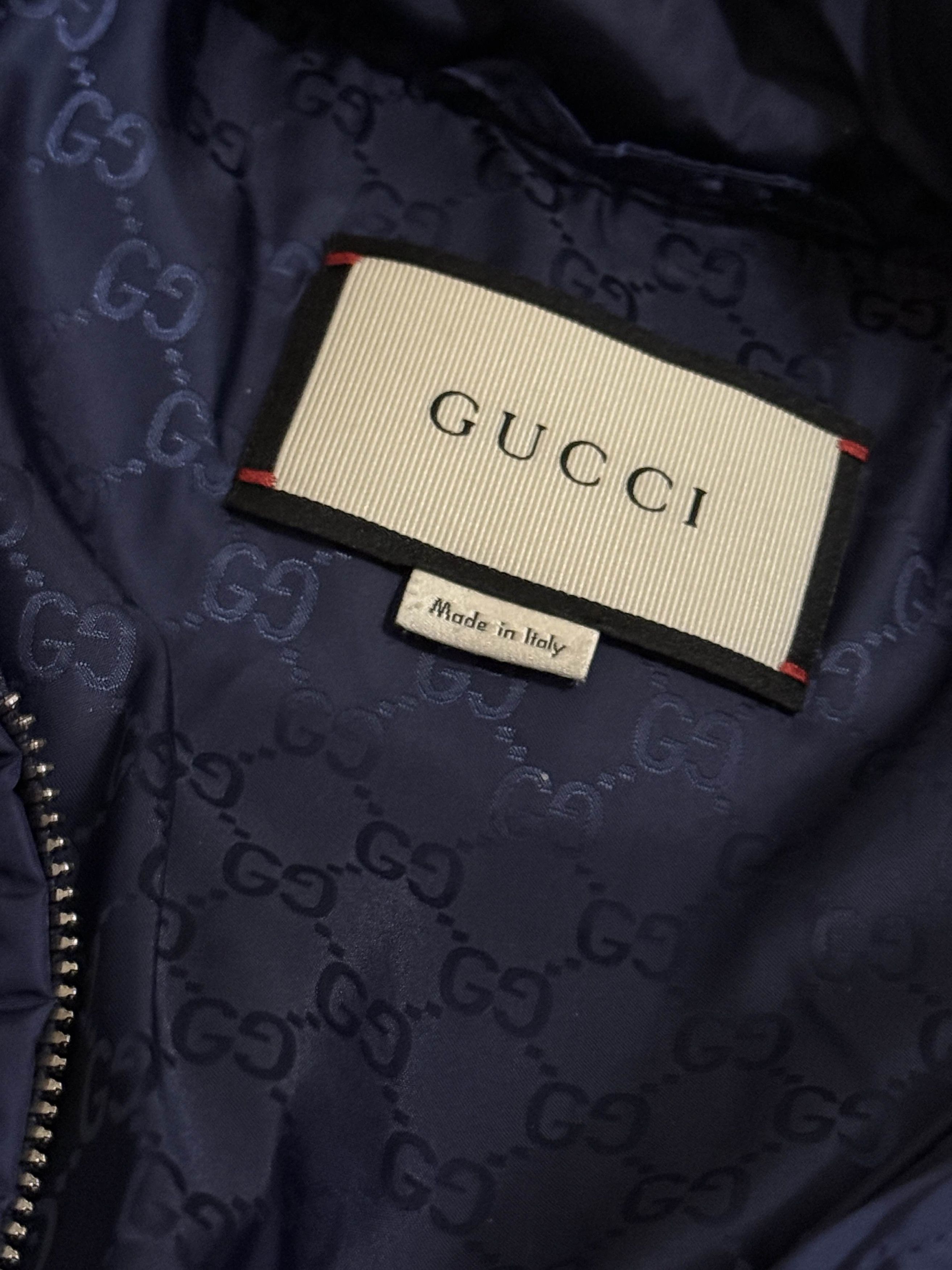 Gucci Gucci GG Monogram Puffer Jacket (Navy) Size S / US 4 / IT 40 - 4 Thumbnail