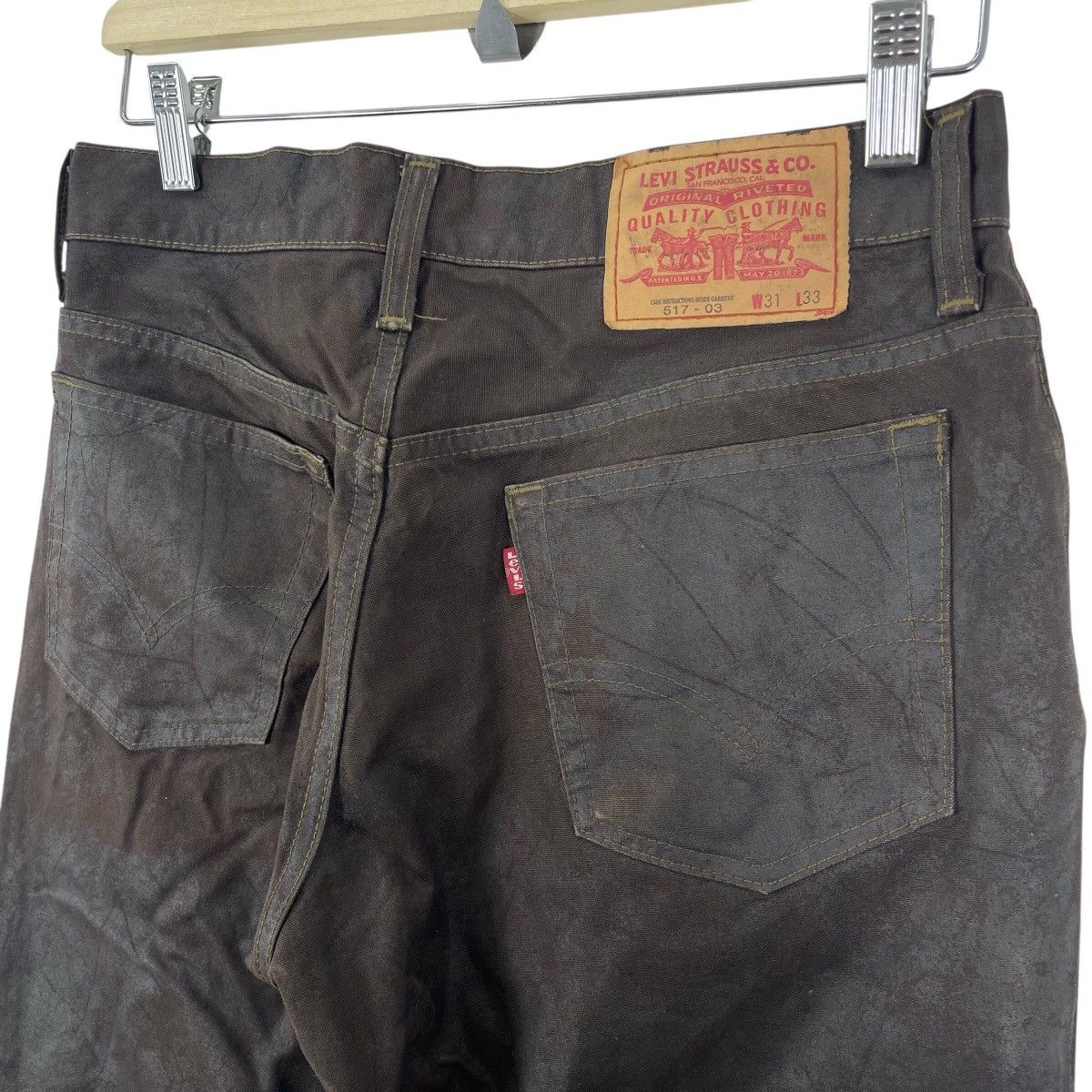 Levi's Vintage LEVIS Usa STRAUSS Chore Brown Pant Size US 31 - 6 Thumbnail