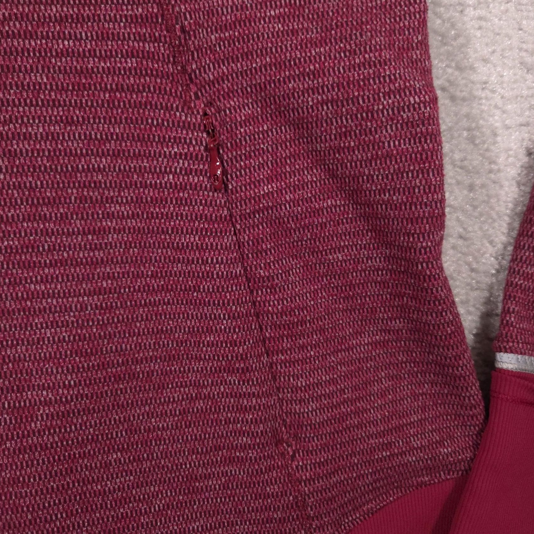 Lululemon Lululemon Pullover Womens Small Pink Striped 1/4 Zip Long Sleeve Running Top Size S / US 4 / IT 40 - 6 Thumbnail