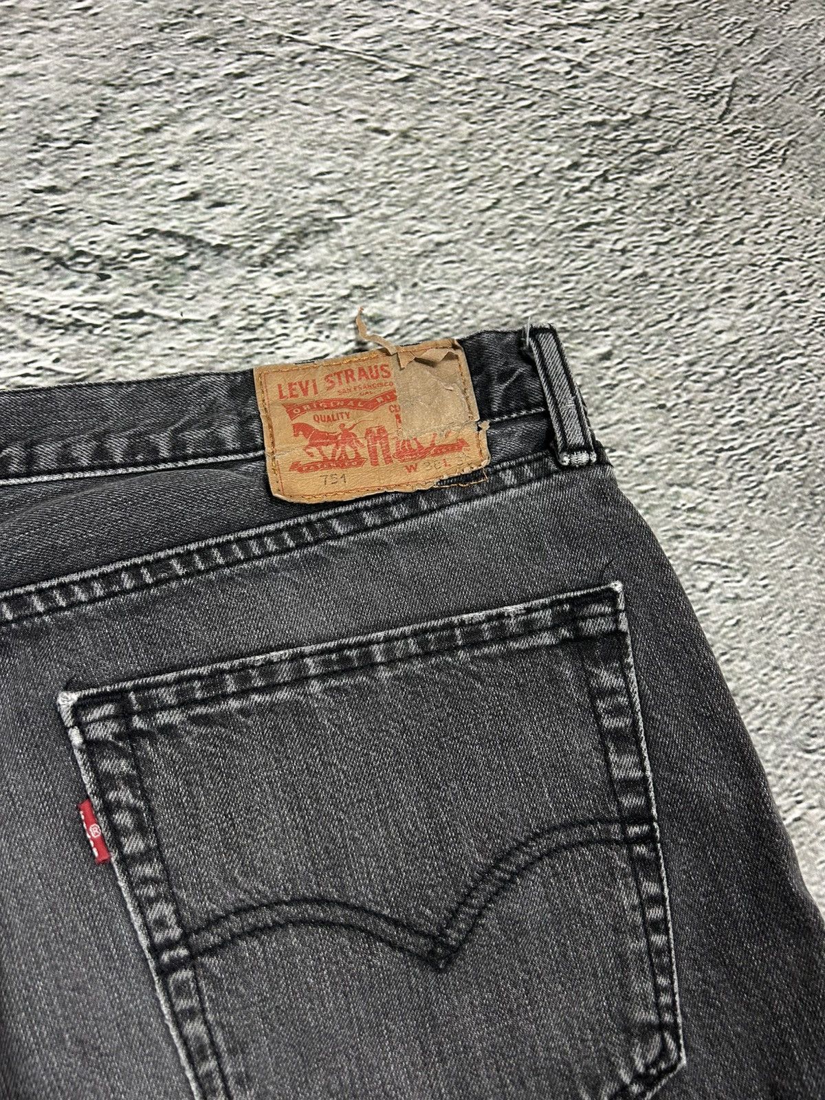 Levi's Levi’s jeans 751 baggy grey denim pants vintage Size US 38 / EU 54 - 2 Thumbnail