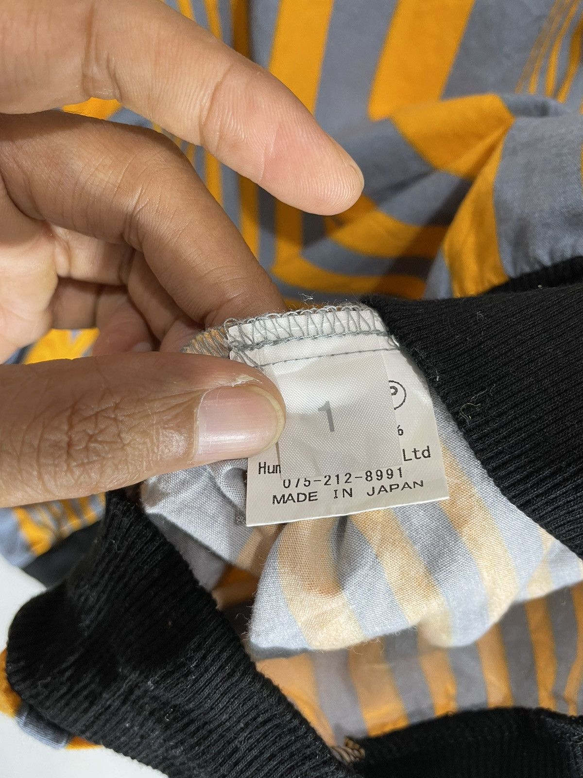 Issey Miyake Undefined Nice Design Striped Sweatshirt Size US M / EU 48-50 / 2 - 7 Thumbnail