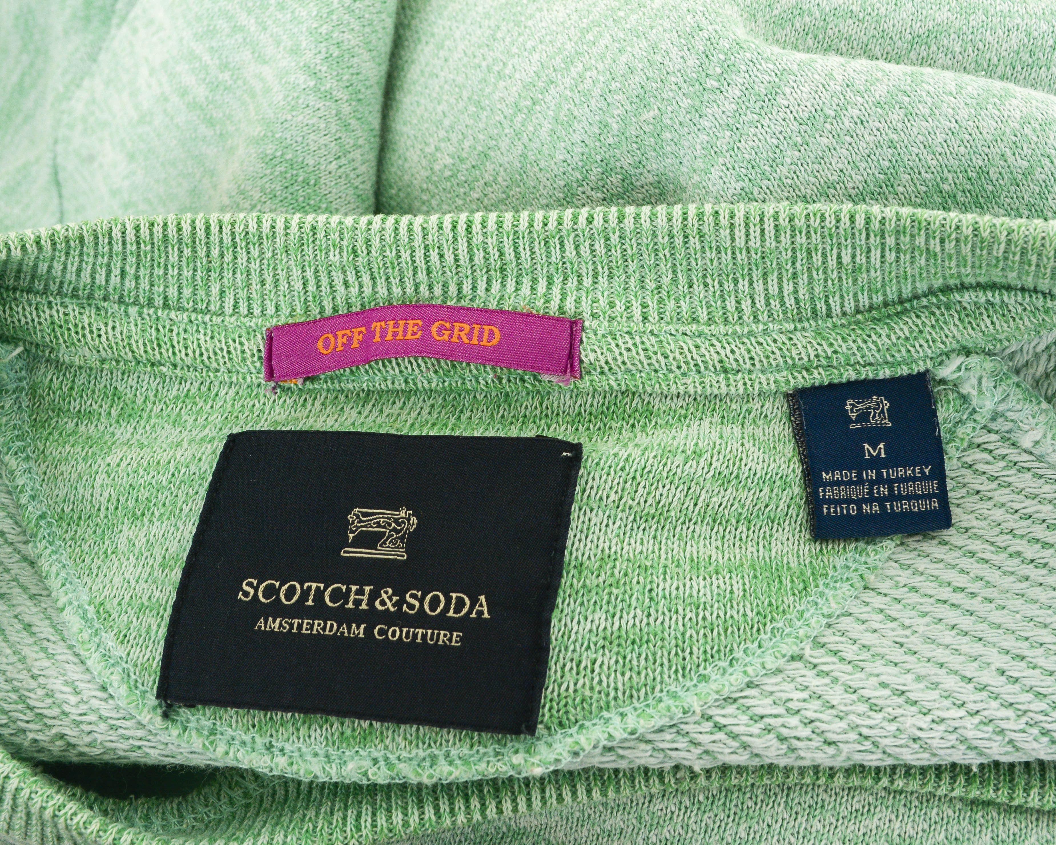 Scotch & Soda Men M Jumper Pullover Sweater Green Sweatshirt Size US M / EU 48-50 / 2 - 4 Thumbnail