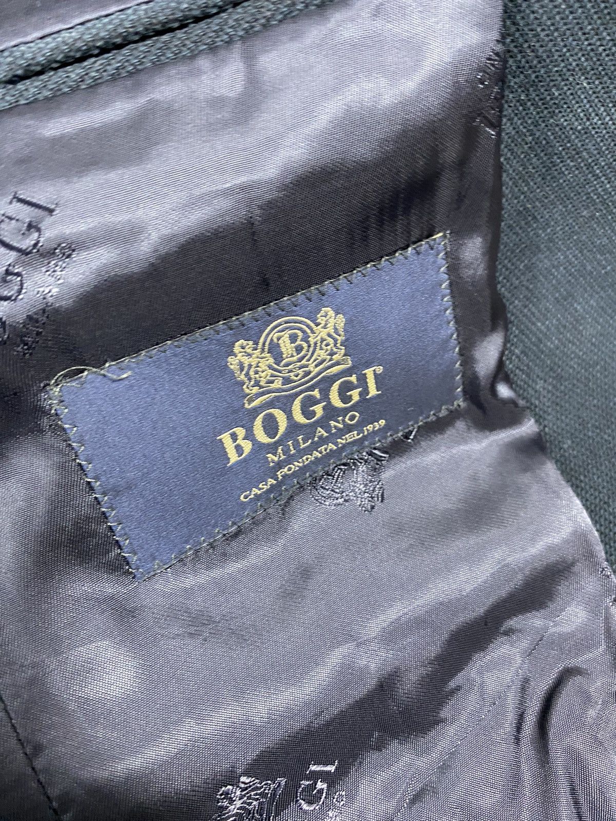 Boggi Boggi Milano wool tweed 3 button blazer jacket lining size48 Size 48R - 6 Thumbnail