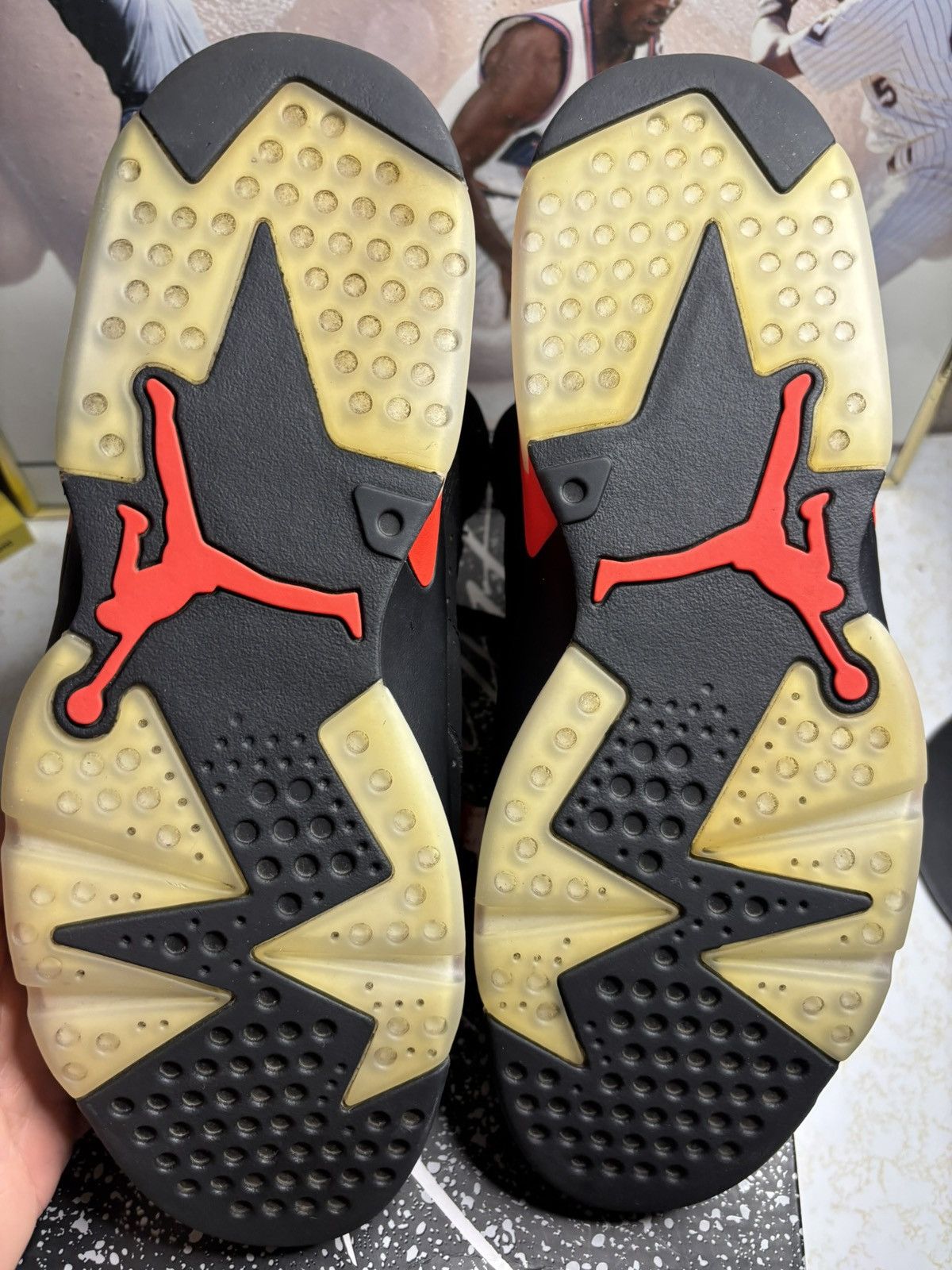 Jordan Brand Air Jordan 6 Retro black infrared Size US 11 / EU 44 - 5 Thumbnail