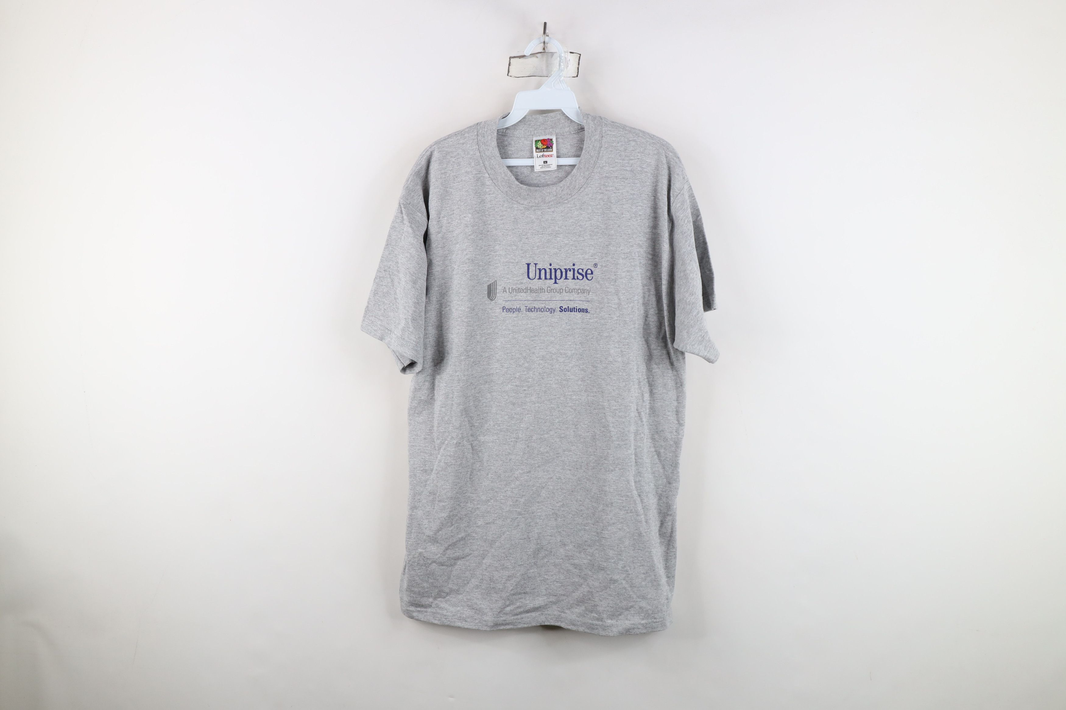 Vintage Vintage UnitedHealth Group Company Short Sleeve T-Shirt Gray Size US L / EU 52-54 / 3 - 1 Thumbnail