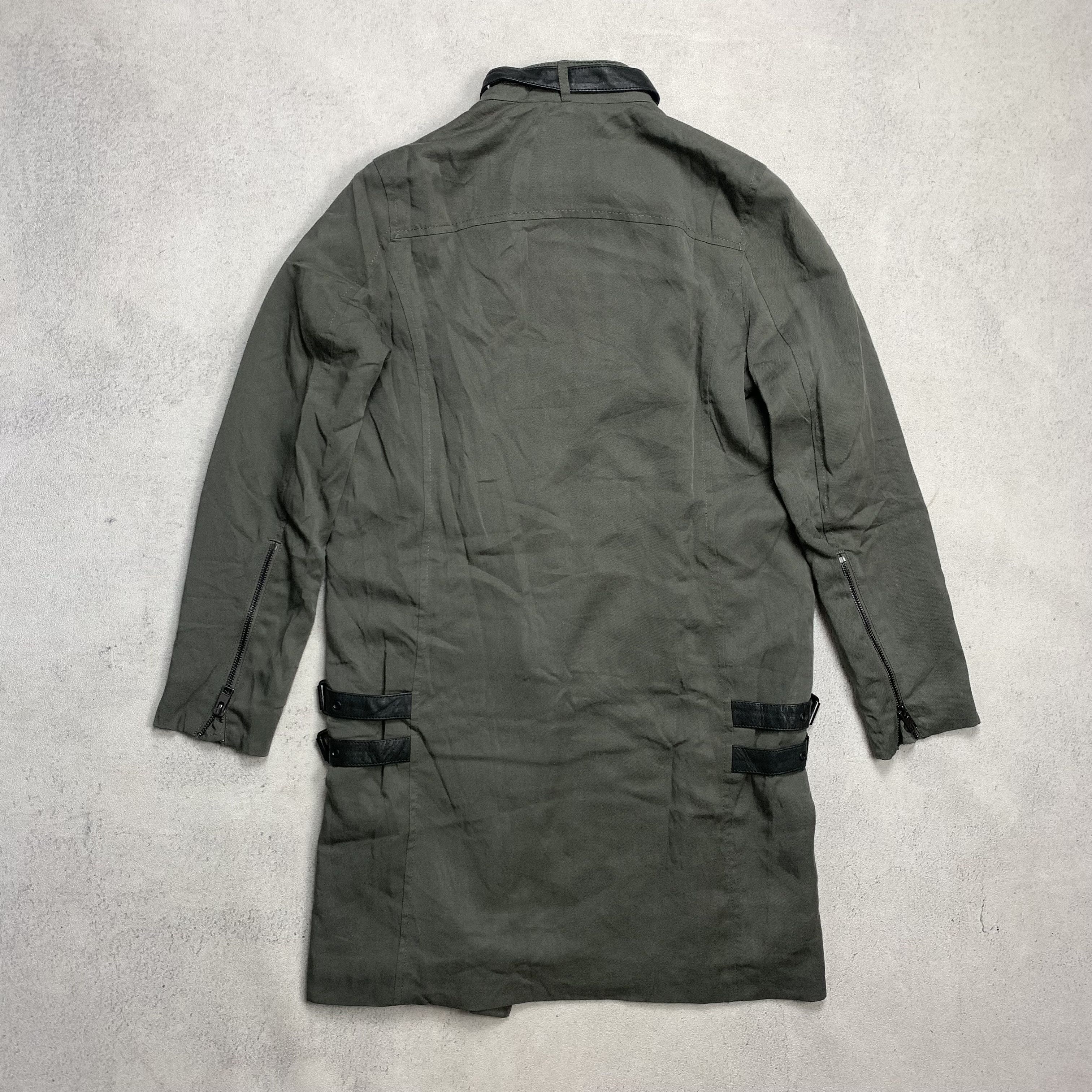 Allsaints Allsaints Wren Biker Coat Jacket Zip Up Size S / US 4 / IT 40 - 4 Thumbnail