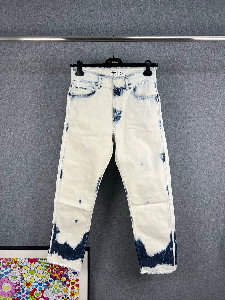 Dior Dior Tie-Dye Distressed Denim Pants - dmc Size US 34 / EU 50 - 1 Thumbnail