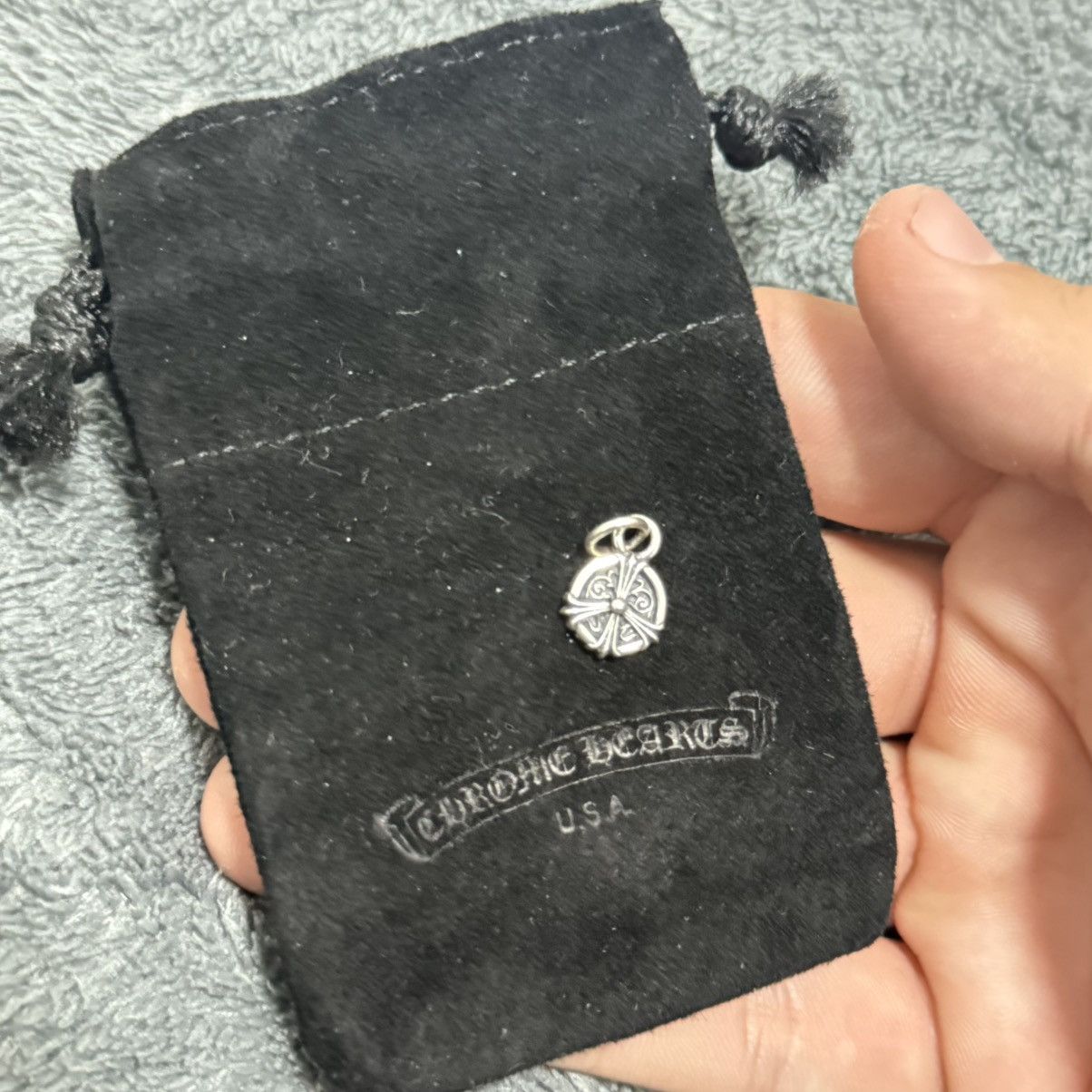 Chrome Hearts Chrome Hearts “True Fucking Love” Circle Pendant 